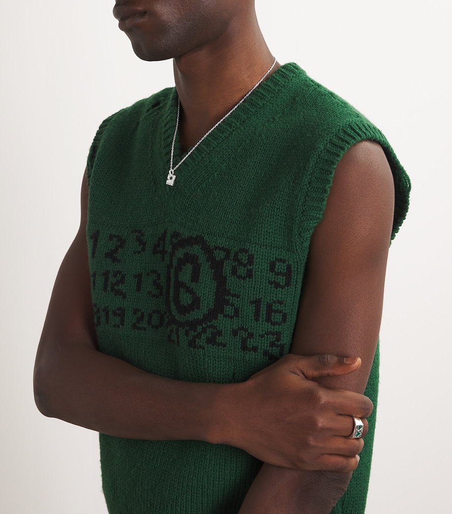 Sterling Silver and Emerald Necklace GREEN Image 4