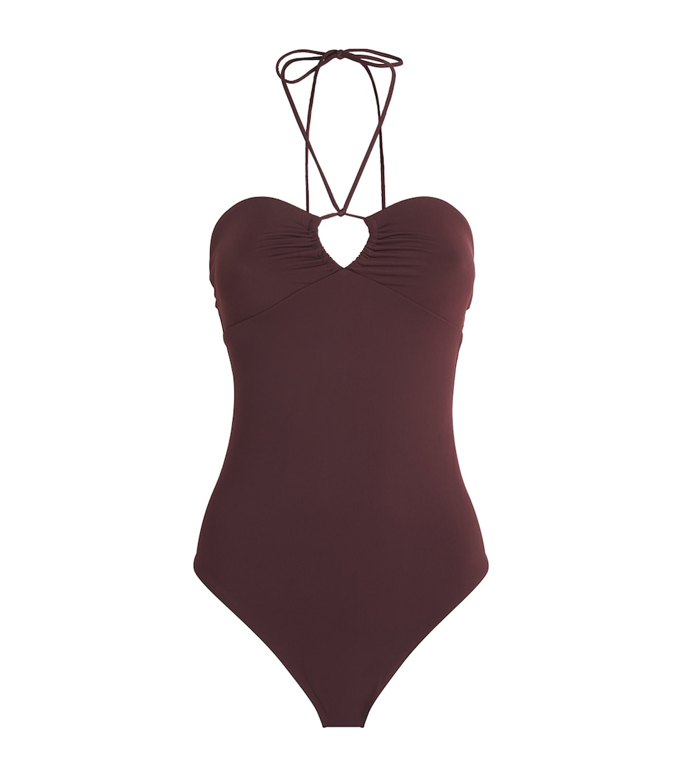 Halterneck One-Piece Swimsuit