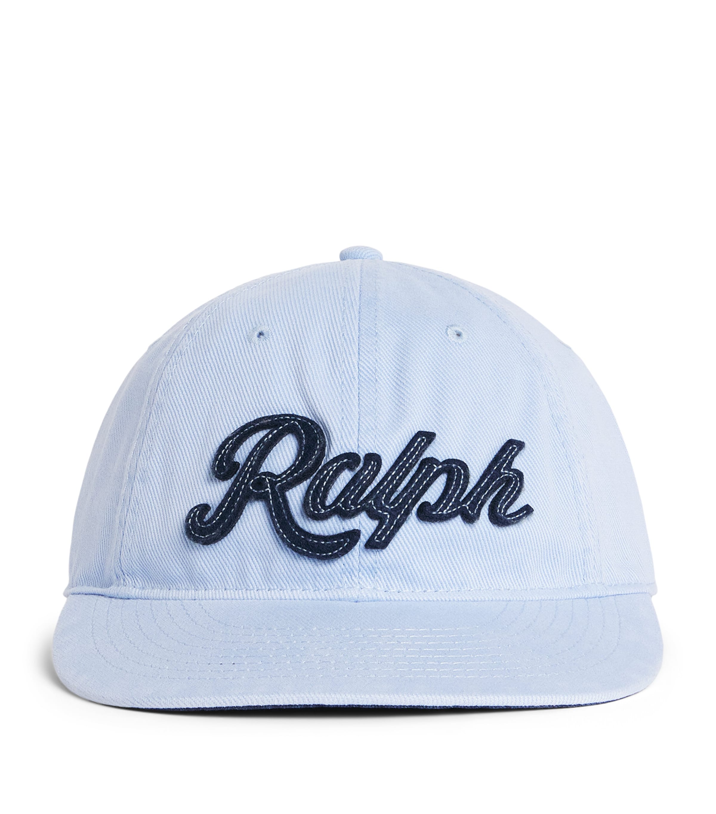 Polo Ralph Lauren Cotton Script Baseball Cap Pebble Blue Image 1