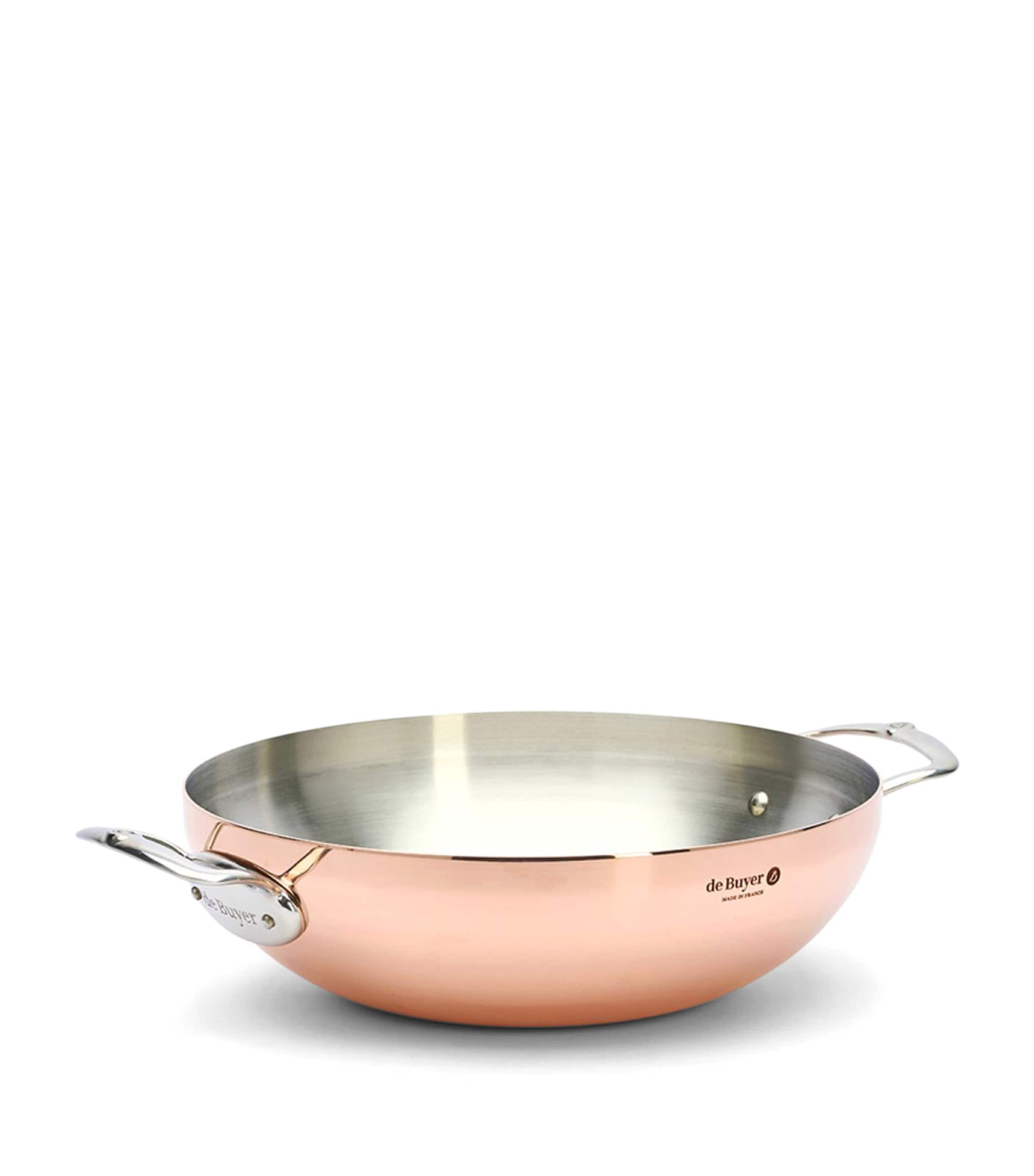 De Buyer Copper Prima Matera Wok (32cm) Copper Image 1