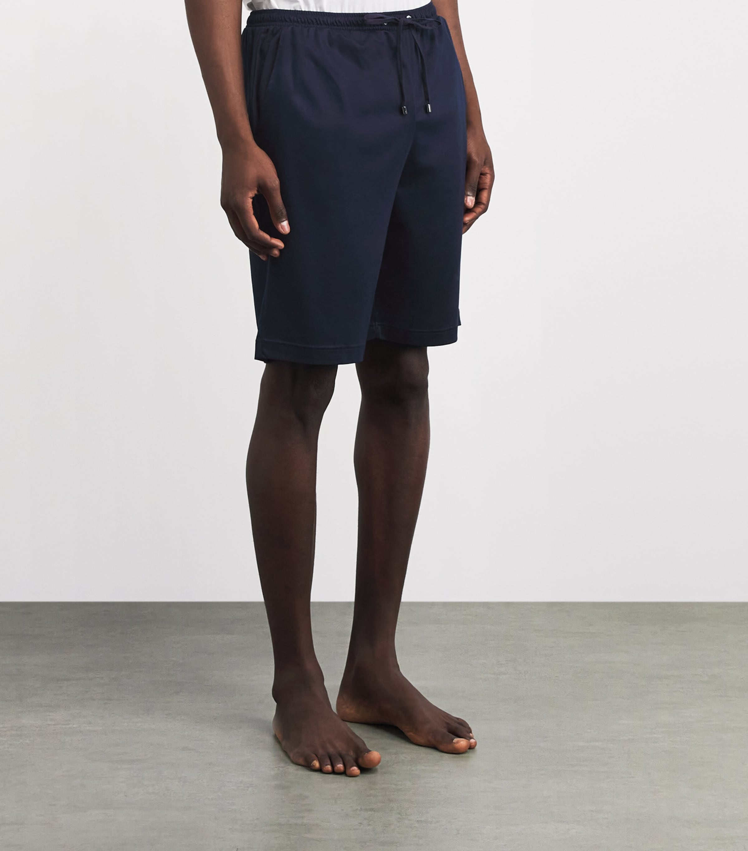 Zimmerli Mens Lounge Shorts Midnight Image 4