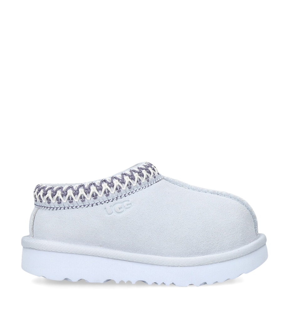 UGG Kids Suede Tasman II Slippers Pale Blue Image 1
