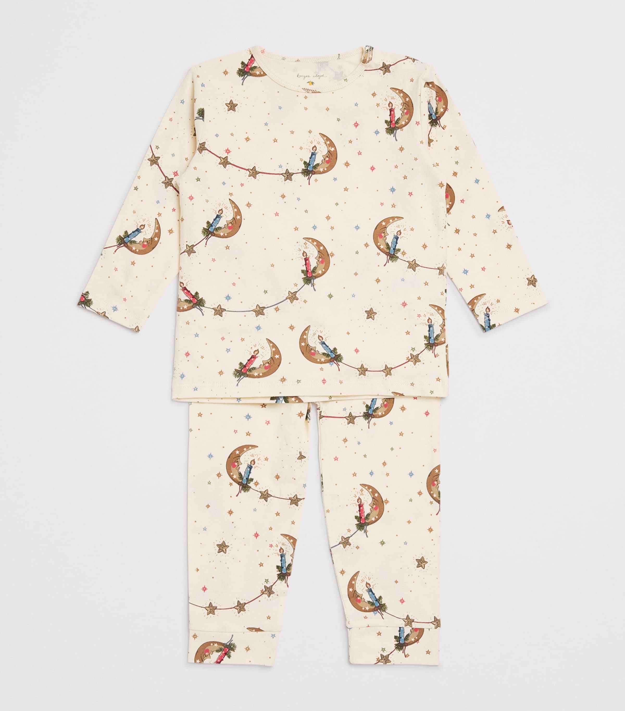 Organic Cotton-Blend Luna Pyjama Set (9 Months-4 Years) P20033 LUNA Image 3