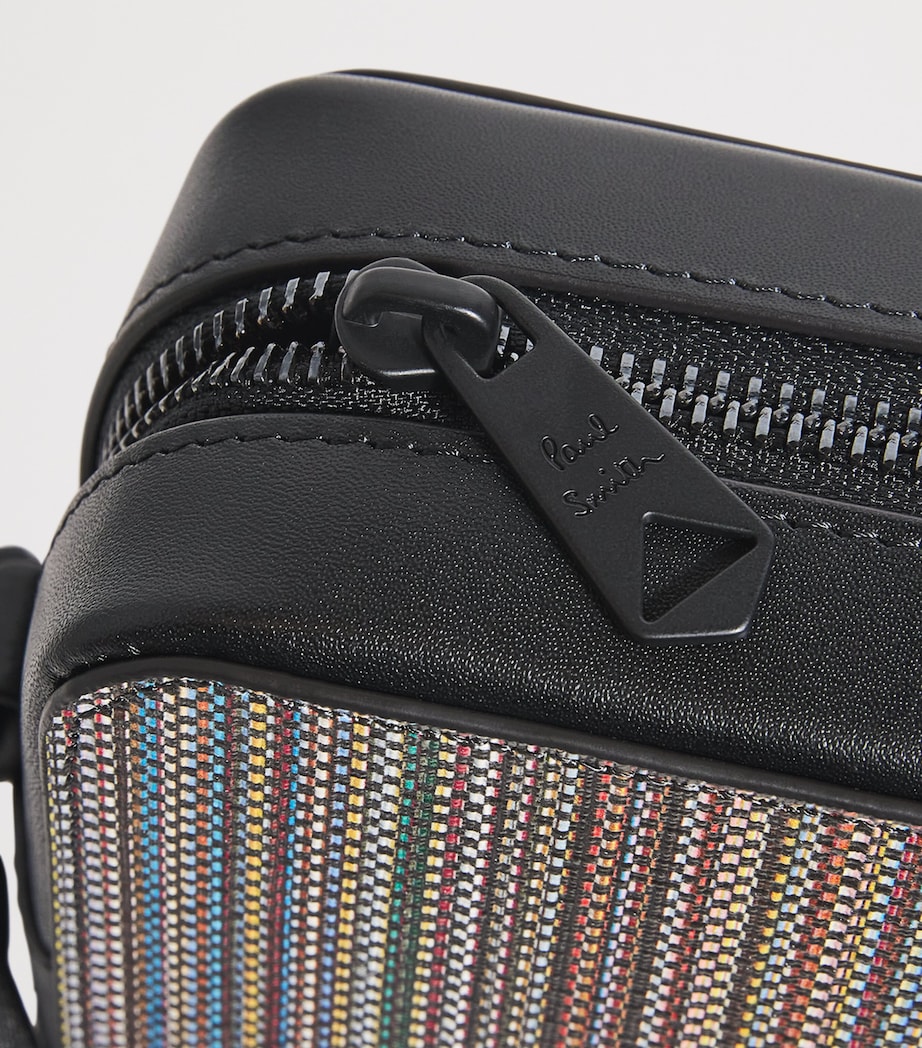 Coated Canvas Signature Stripe Cross-Body Bag PRINTED Image 6