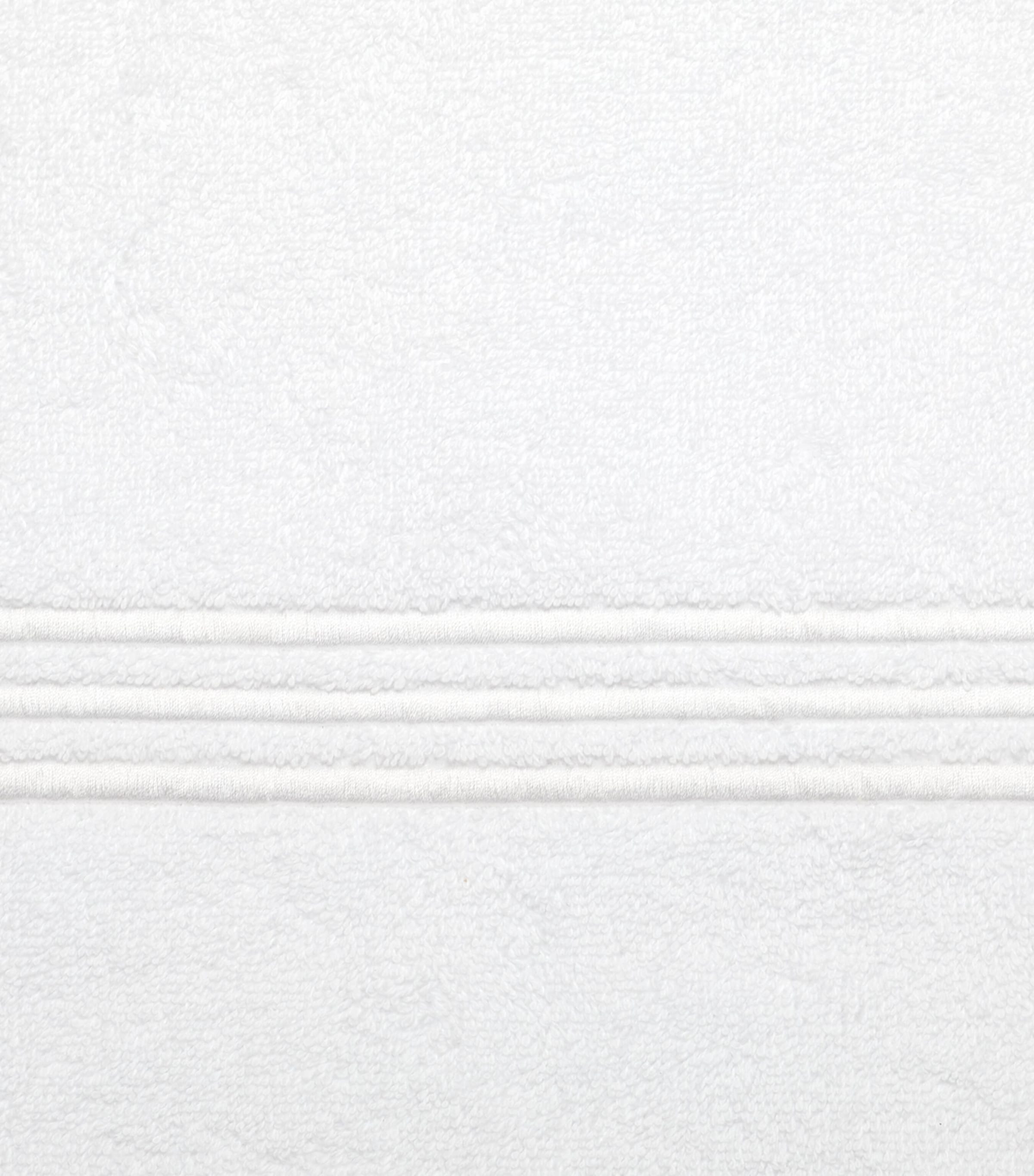 Tre Righe Bath Towel (75cm x 150cm) WHITE/WHITE Image 2