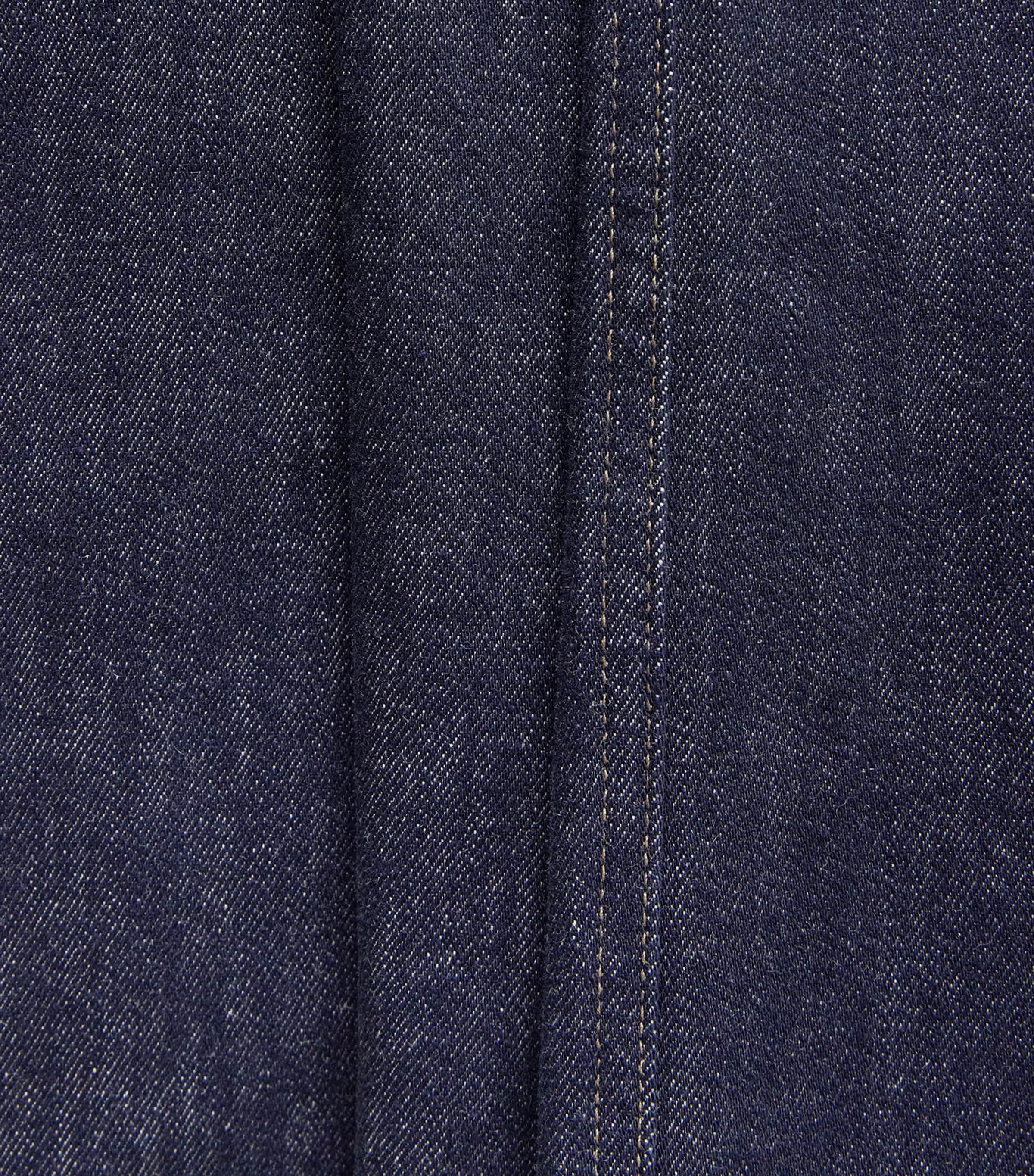 Agnona Womens Cotton-Cashmere Straight Jeans Blue Night Image 6