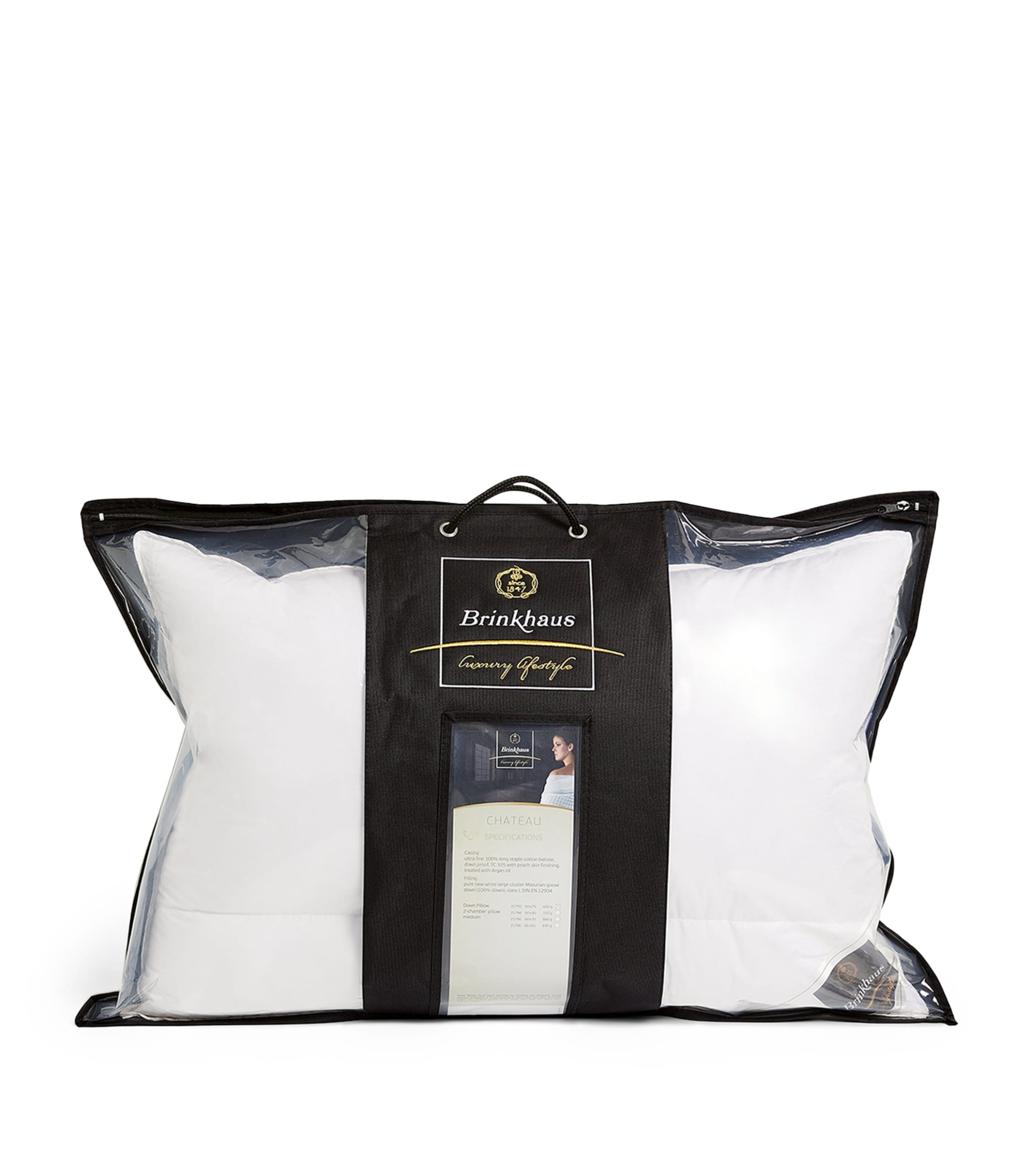 Hungarian Goose Down Soft Pillow (50cm x 75cm) WHITE Image 3