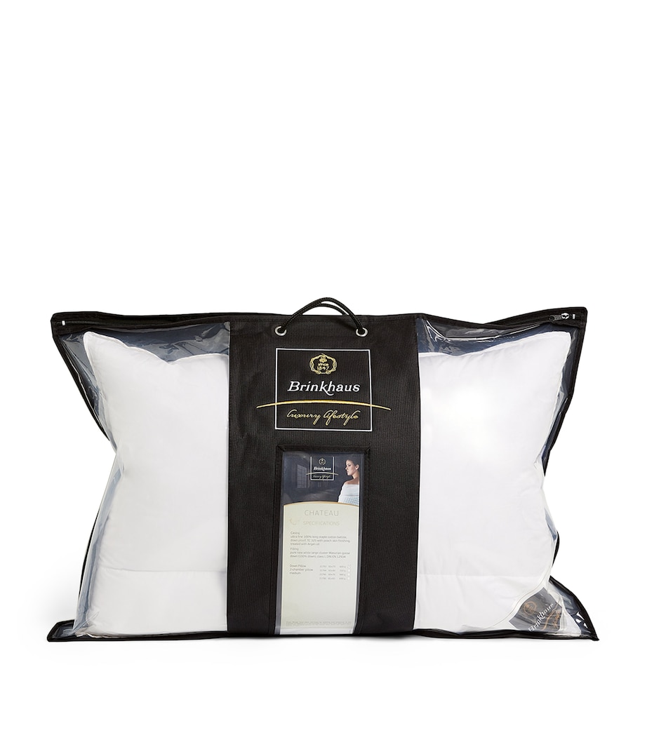 Hungarian Goose Down Soft Pillow (50cm x 75cm) WHITE Image 3