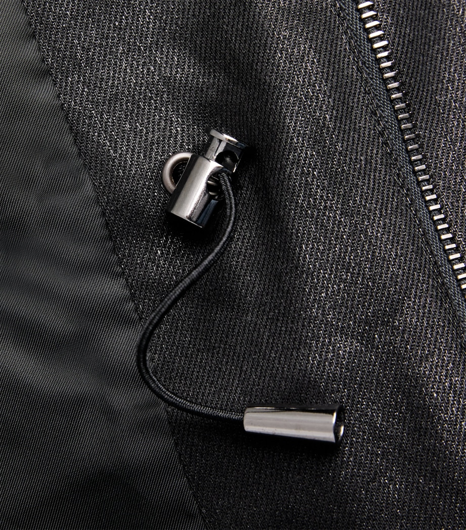 Shimmer Meryl Parka BLACK Image 5