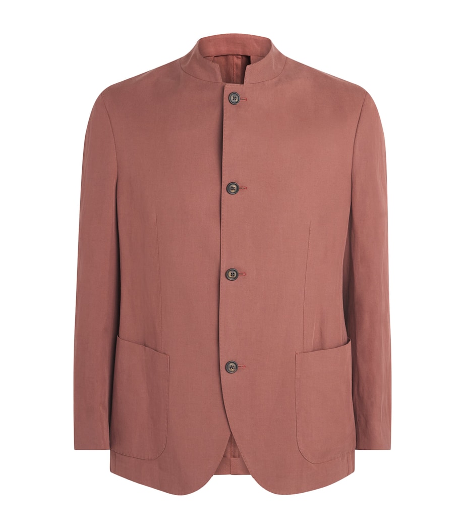 Eleventy Mens Single-Breasted Jacket Bruciato Image 1