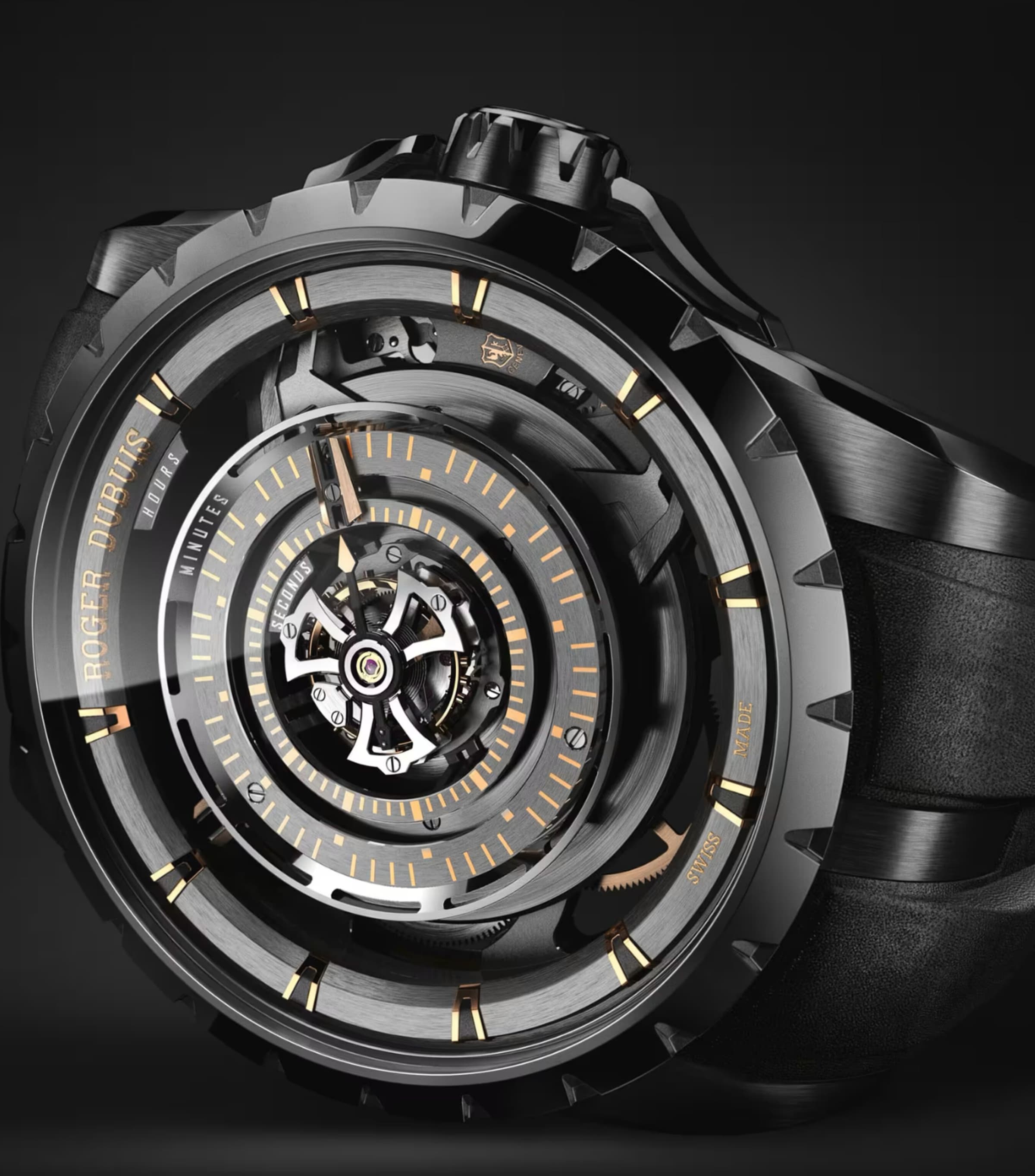 Titanium Orbis in Machina Monotourbillon Watch 45mm OPENWORK Image 4