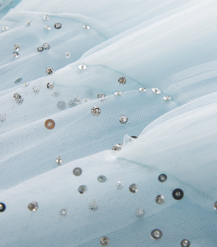 Sequin-Detail Queenie Gown 2113 PORCLAIN S BDNG Image 5