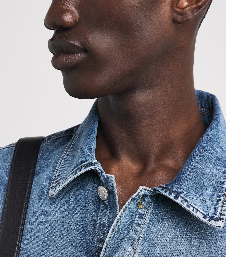 Simkhai Mens Ardent Denim Shirt Powell Image 3