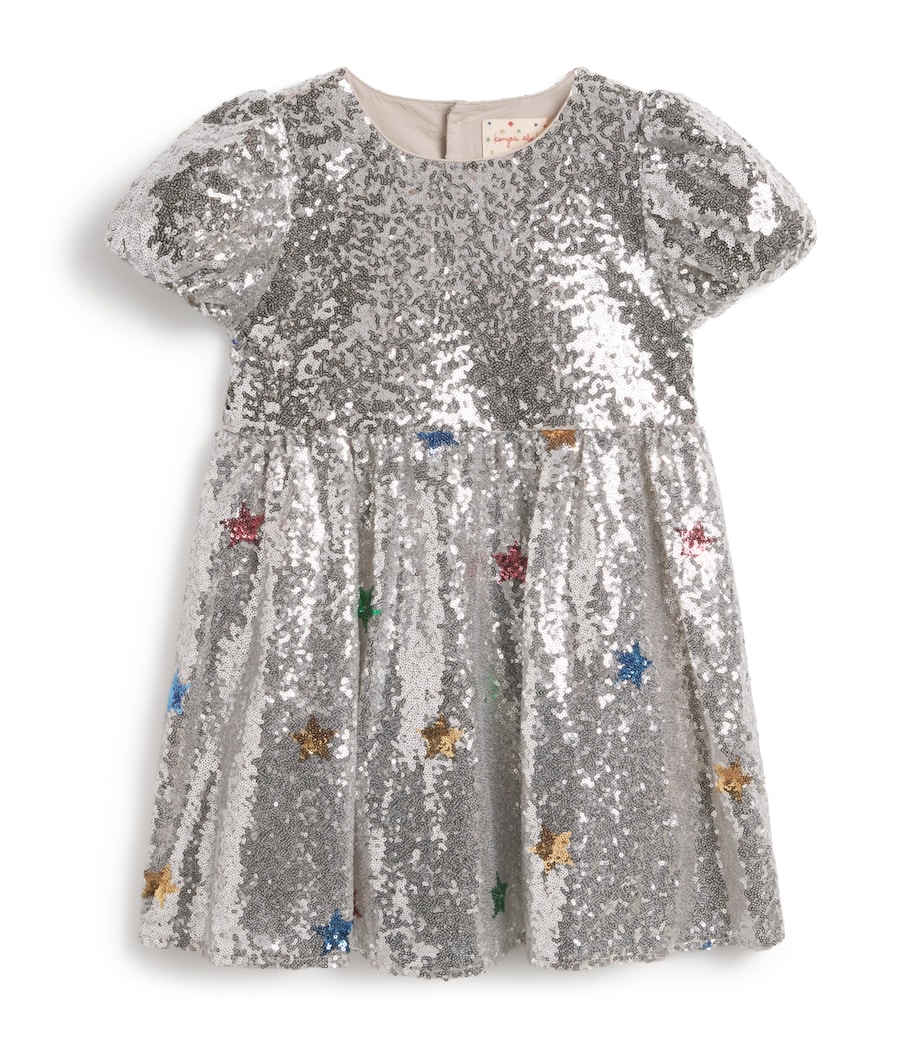 Sequin Starla Dress (5-10 Years) P20031 STAR SEQUIN Image 1