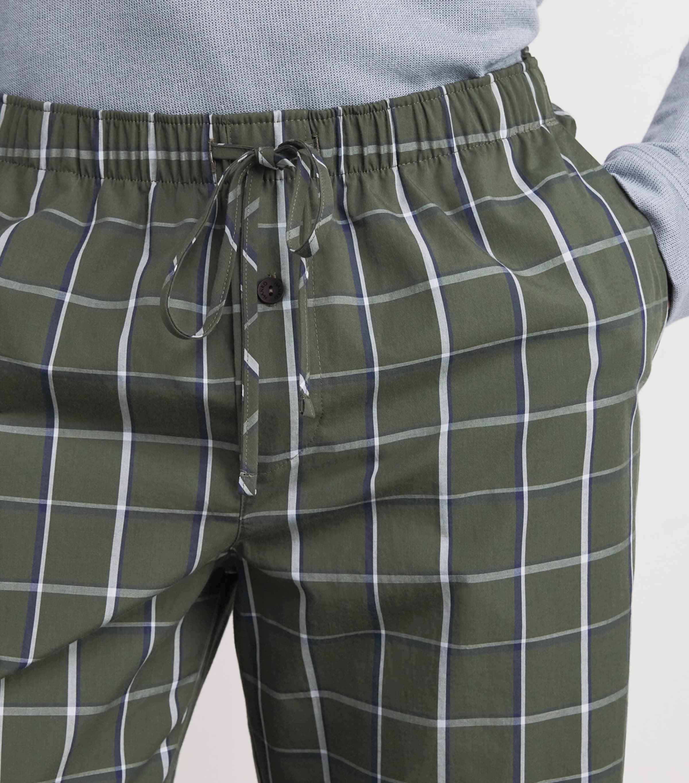Cotton Check Night & Day Lounge Trousers 3041 URBAN CHECK Image 7
