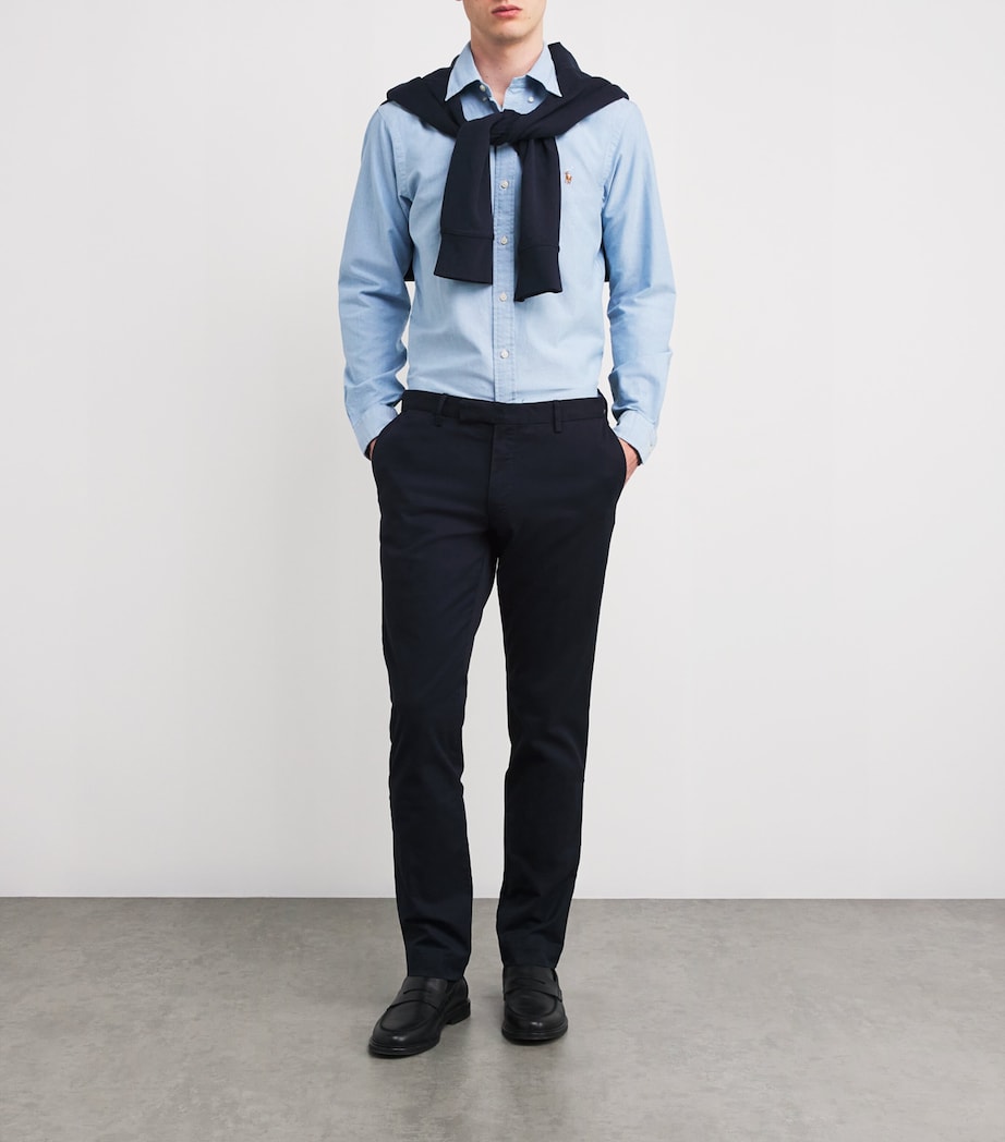 Custom Fit Oxford Shirt BLUE Image 2