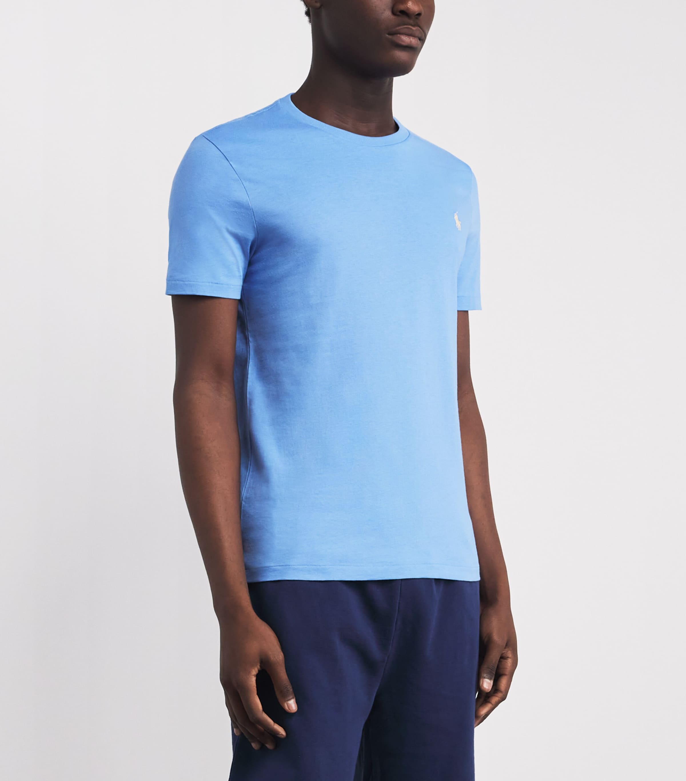 Polo Ralph Lauren Mens Cotton Custom-Fit Polo Pony T-Shirt Bristol Image 4