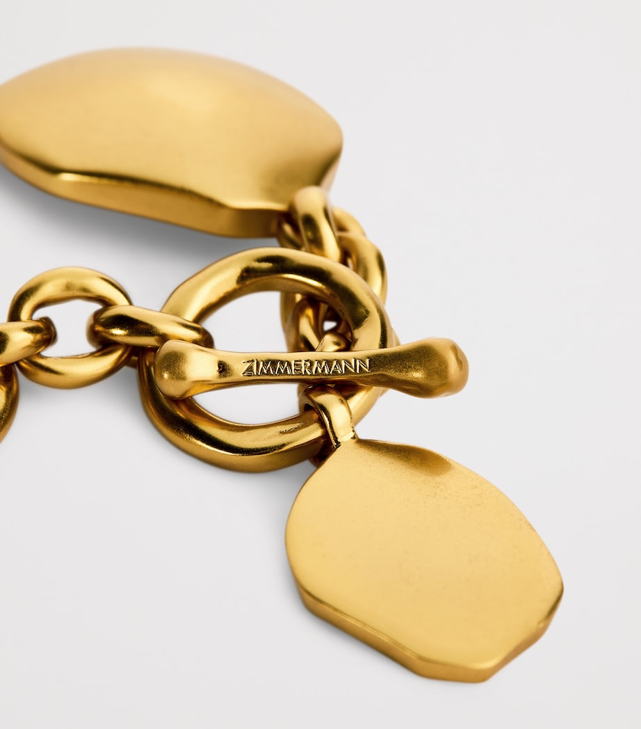 Cracked Byron Necklace GLD/GOLD Image 3