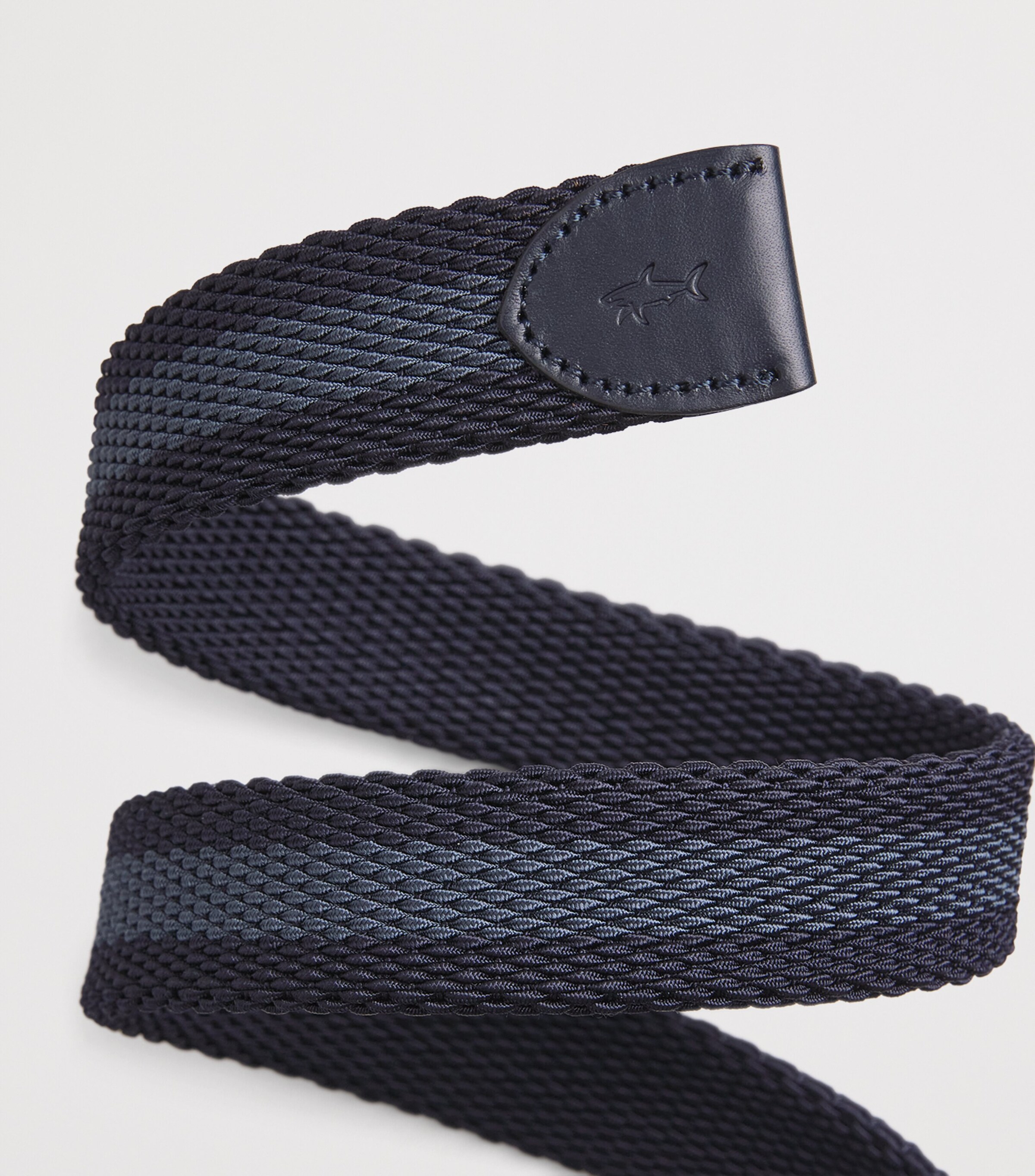 Paul & Shark Cotton Woven Reversible Belt Blu Avio Blu/blu Image 4