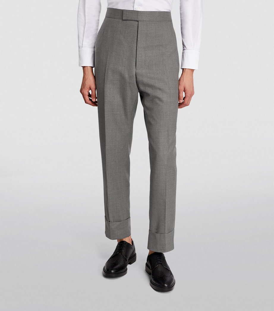 Wool Tailored Trousers MED GREY Image 3