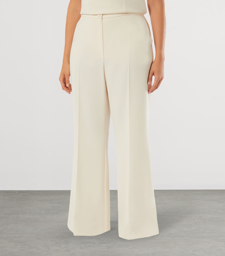 Meconagro Long Wide-Leg Trousers CHAMPAGNE Image 3