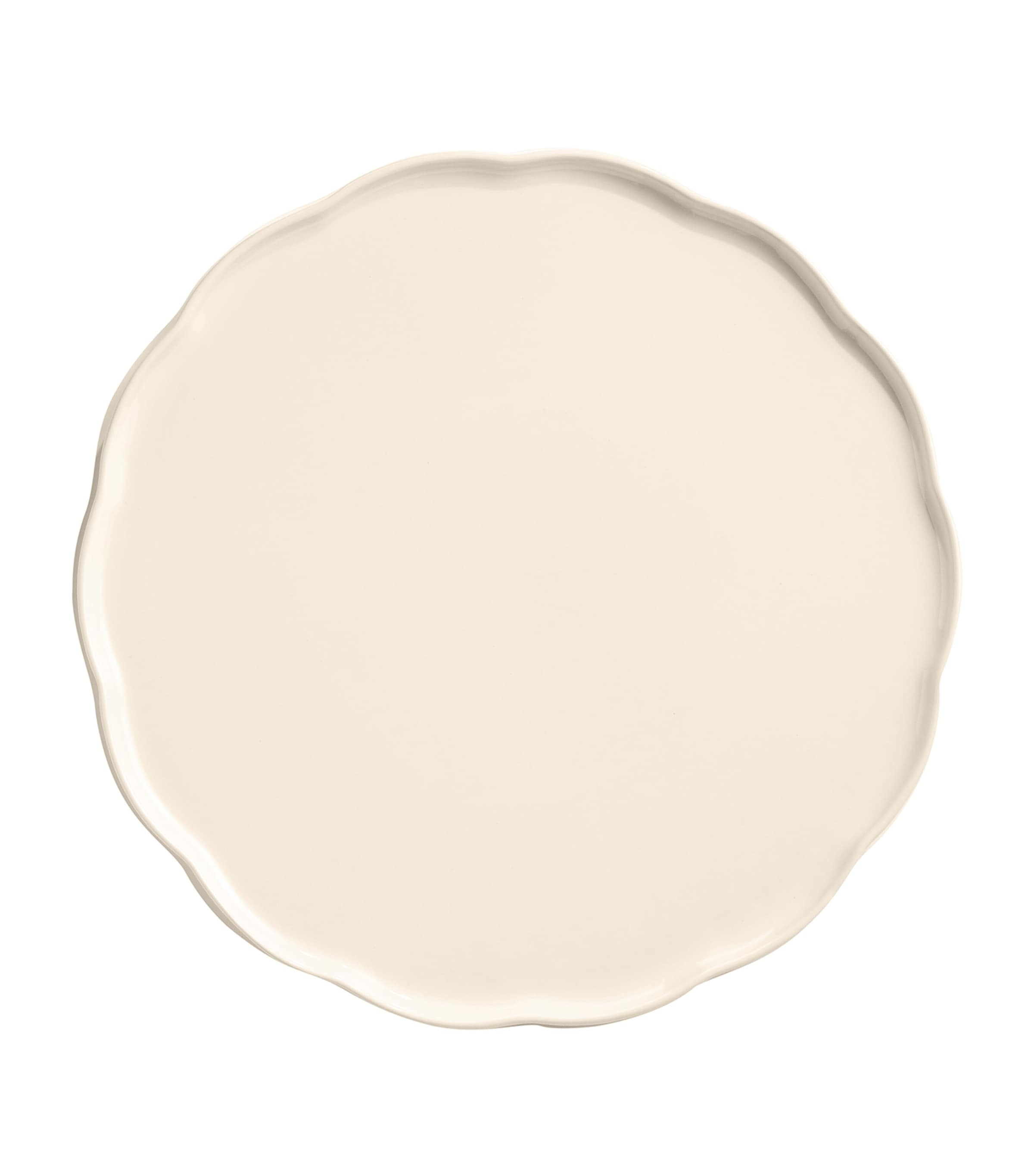Emile Henry Ceramic Madeline Serving Plate (31.5cm) Cream Image 2