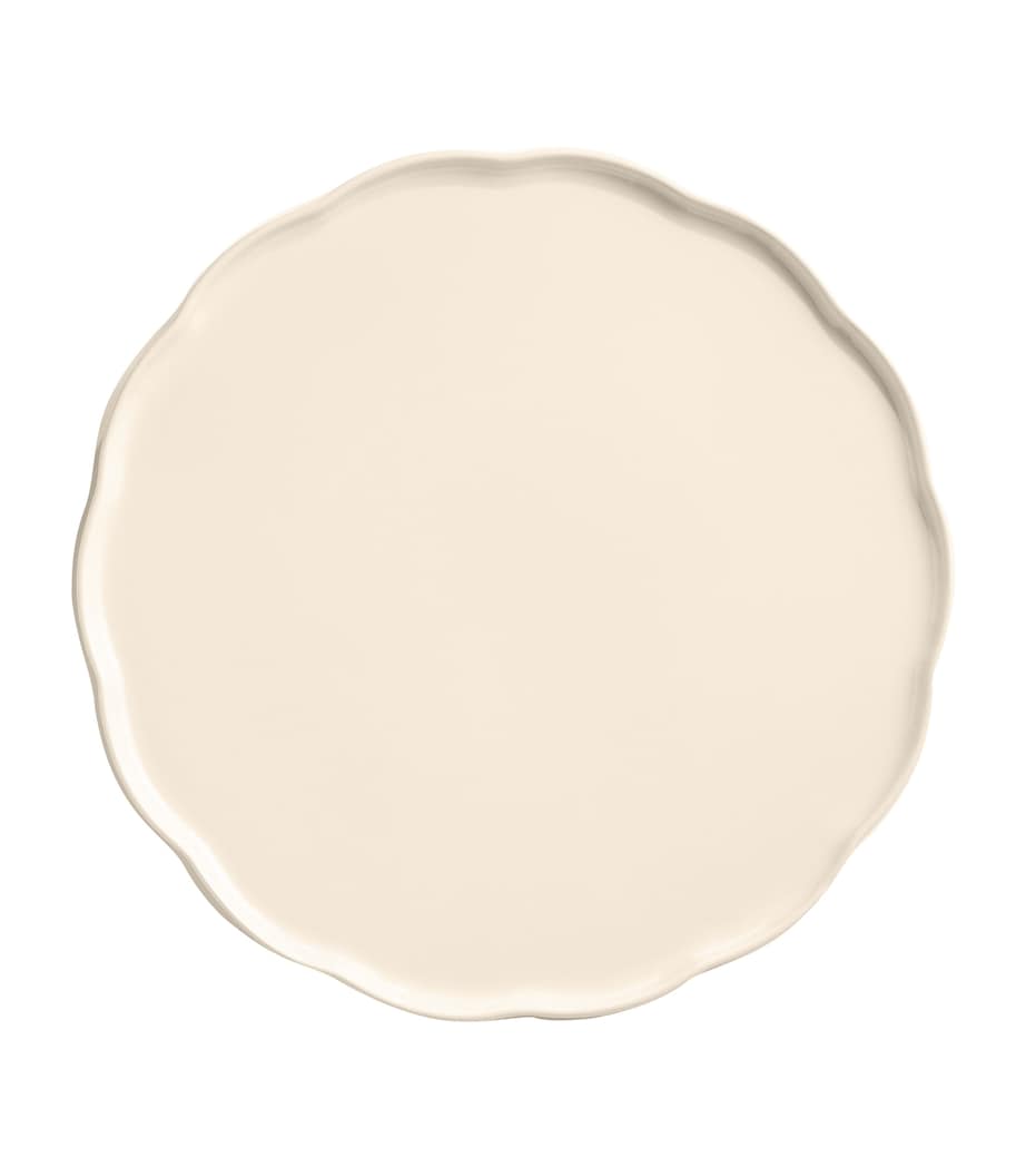 Emile Henry Ceramic Madeline Serving Plate (31.5cm) Cream Image 2