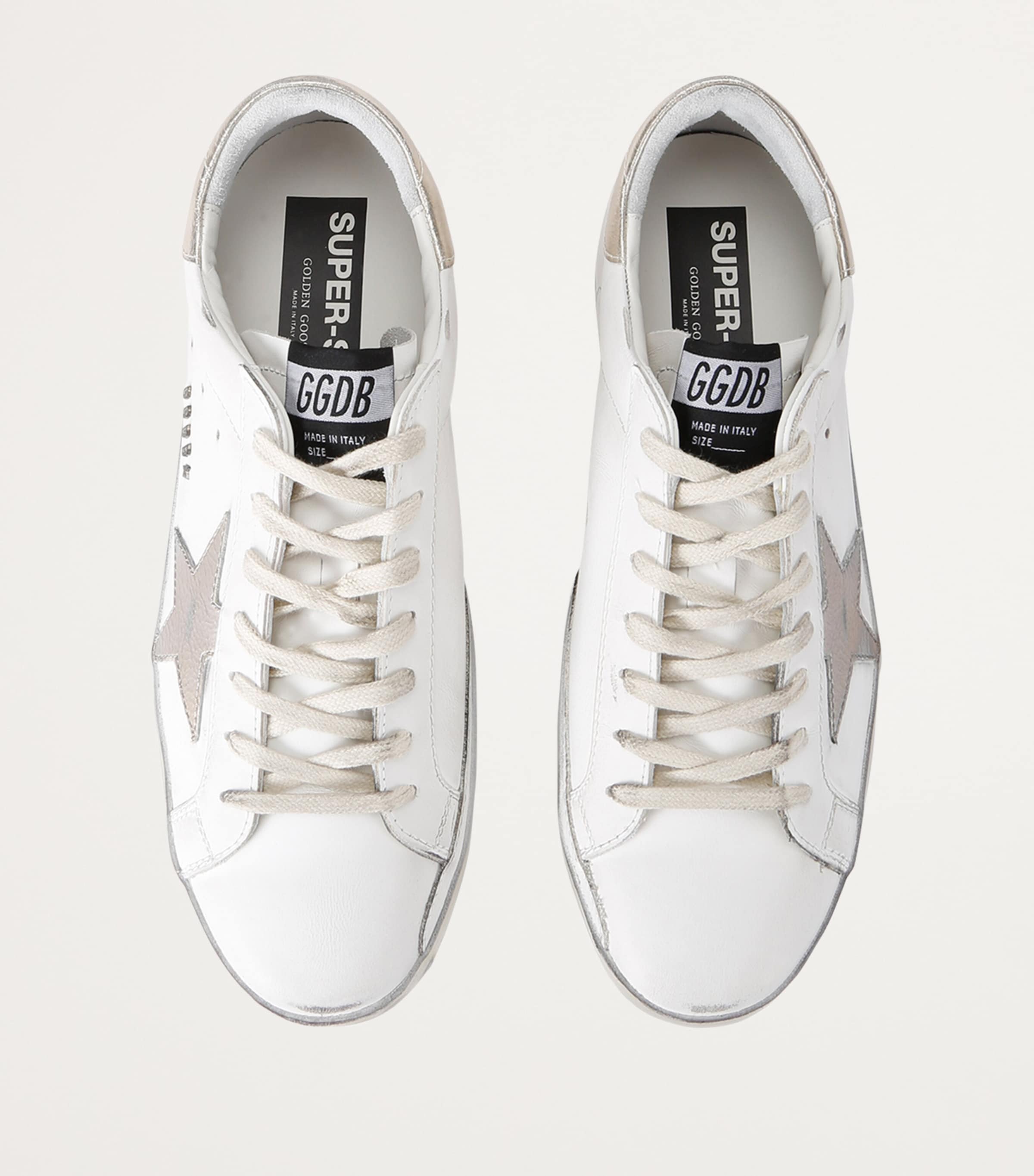 Leather Super-Star Sneakers GOLD COMB Image 4