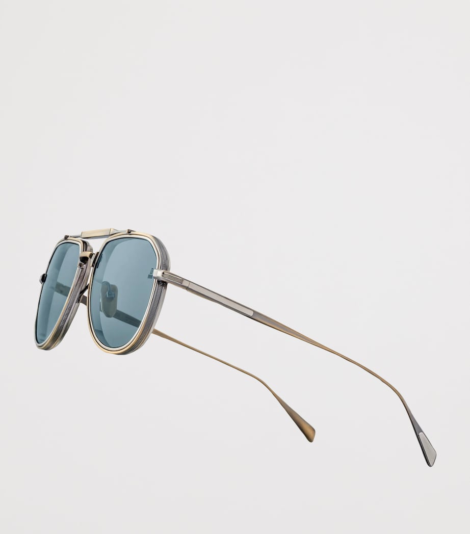 Jacques Marie Mage Titanium Sun Blue Star Sunglasses Blue Star Spring Image 4