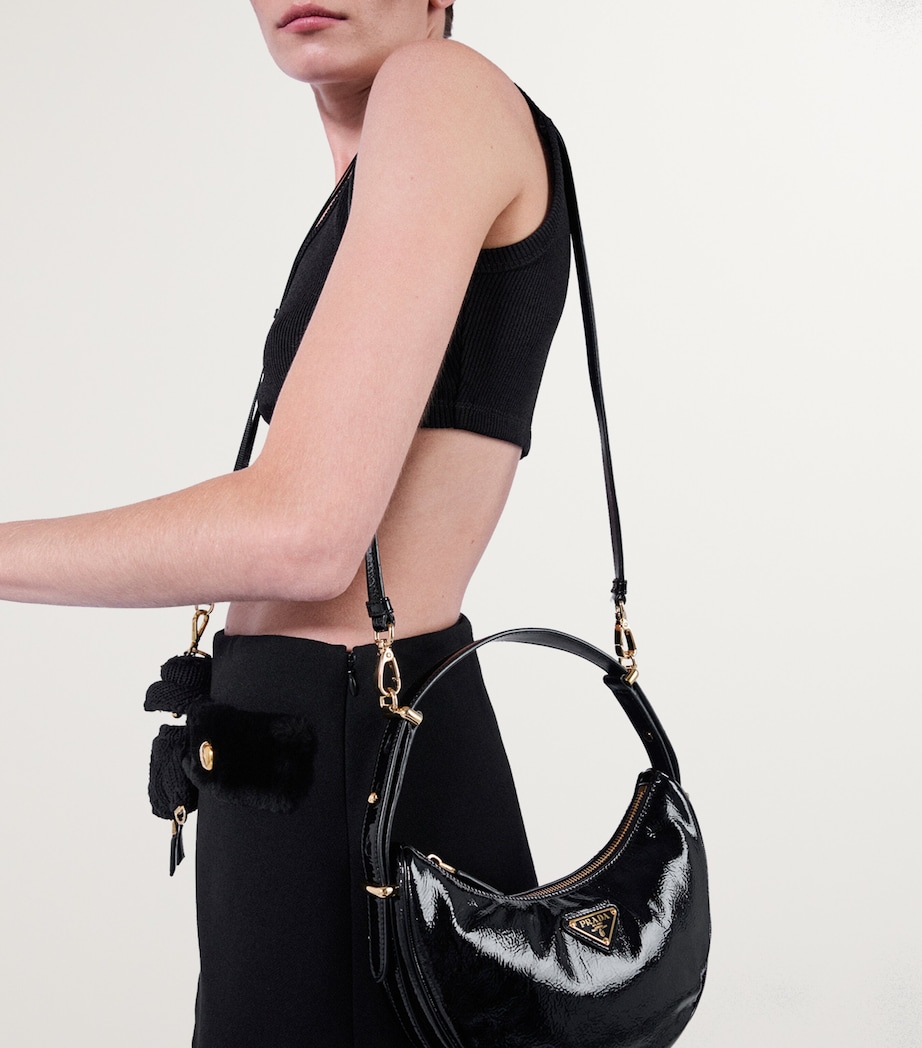 Patent Leather Arqué Shoulder Bag F0002 Image 7