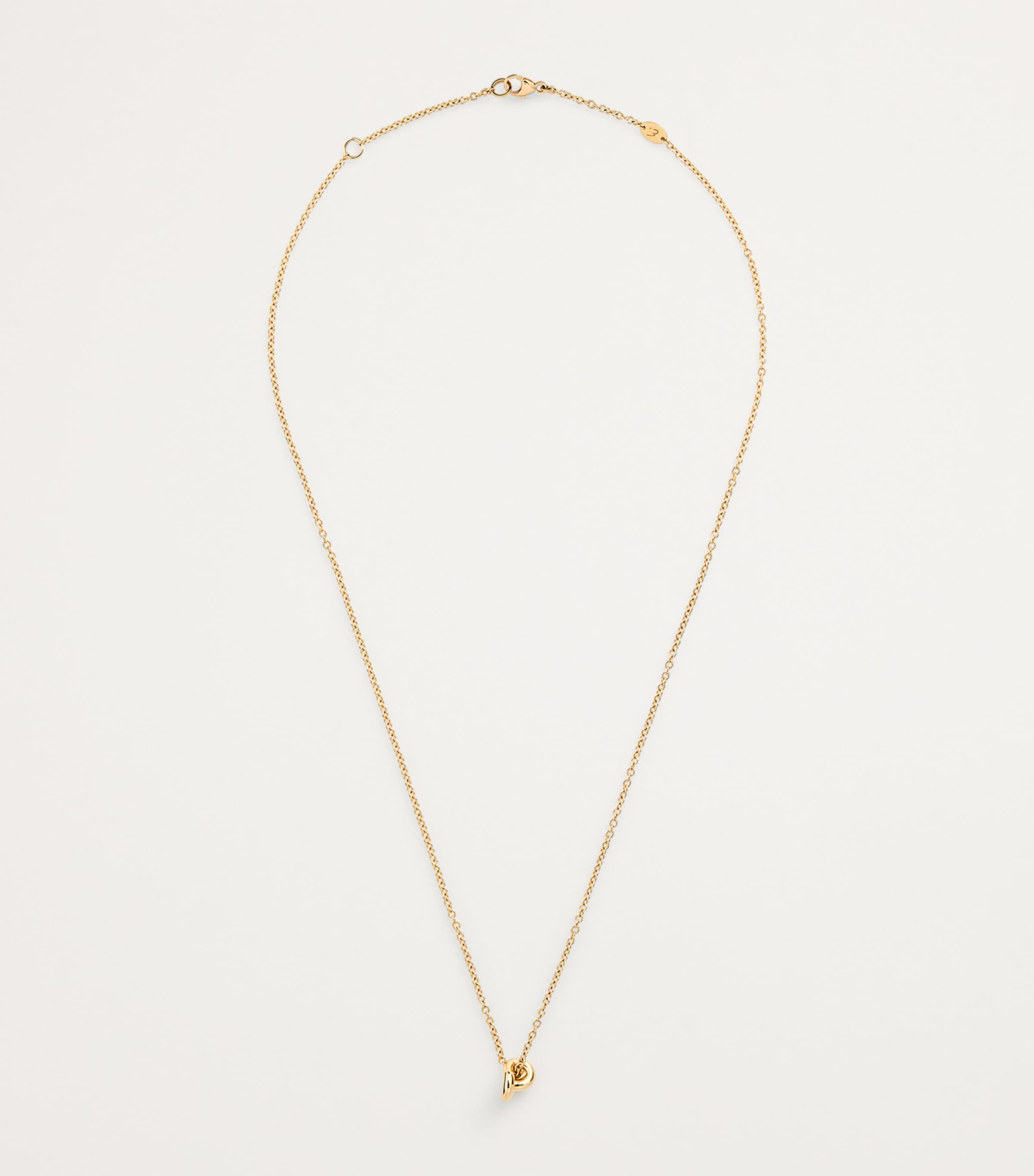 Yellow Gold Legacy Knot Pendant Necklace YELLOW GOLD Image 3