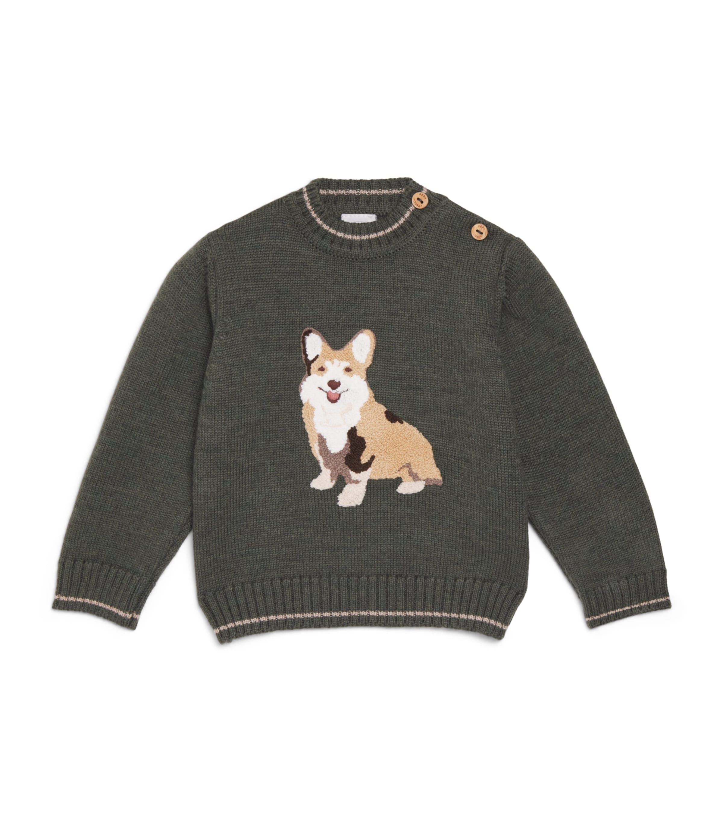 Pepa London Wool Corgi Sweater In Gray