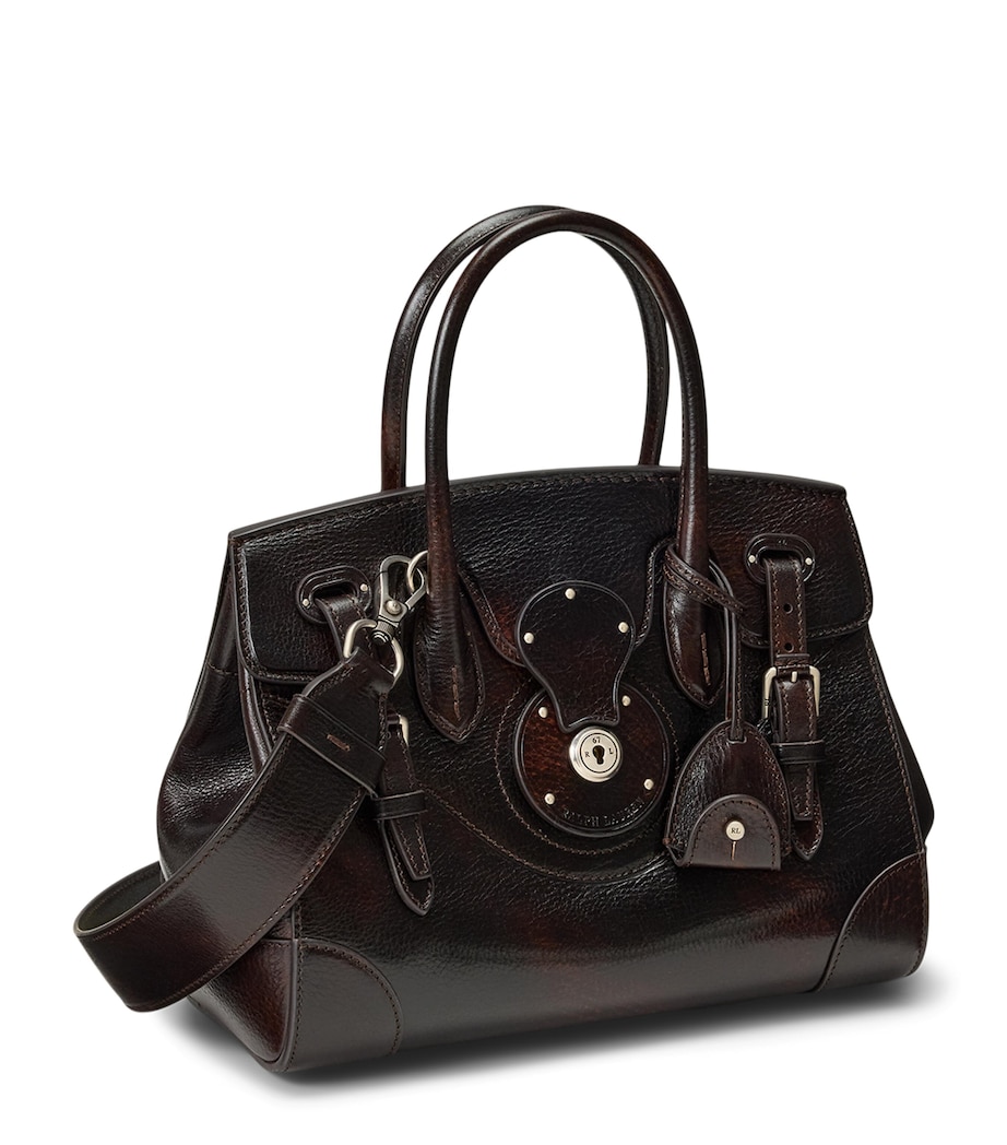 Ralph Lauren Collection Leather Soft Ricky 27 Top-Handle Bag Vintage Brown Image 1
