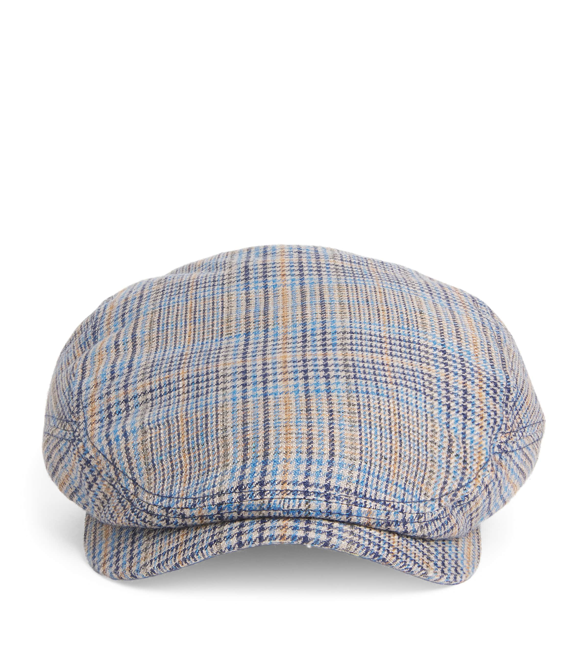 Stetson Linen Driver Cap In Navy