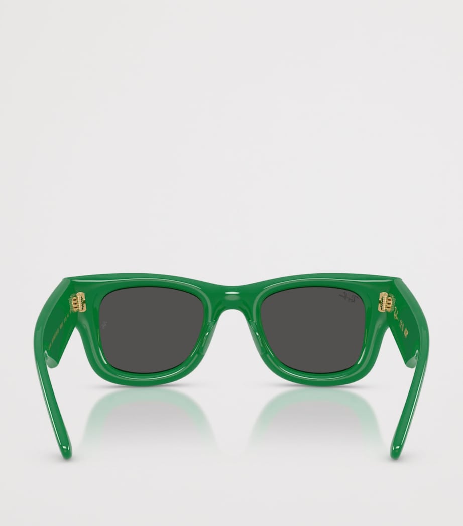 Nylon Puffer Square Wayfarer Sunglasses 683487 Image 4