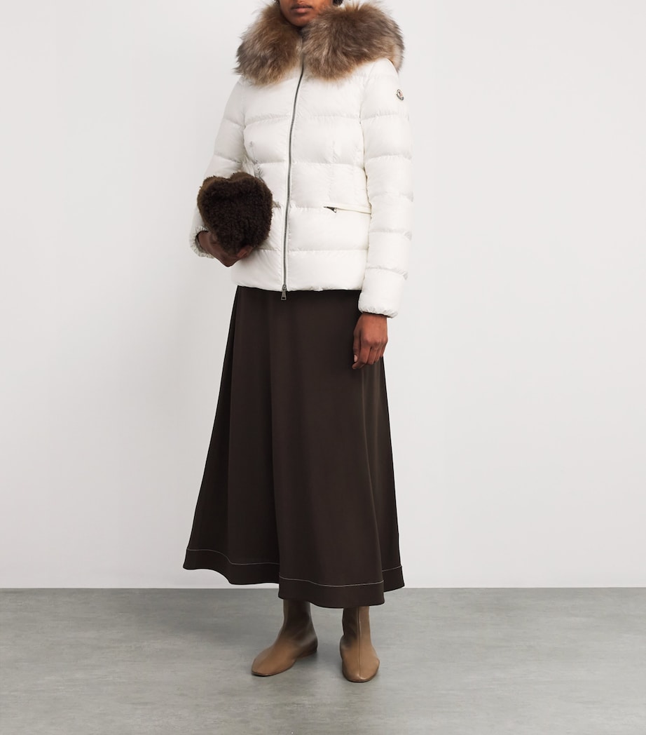 Shearling-Trim Boed Puffer Jacket 03M Image 2