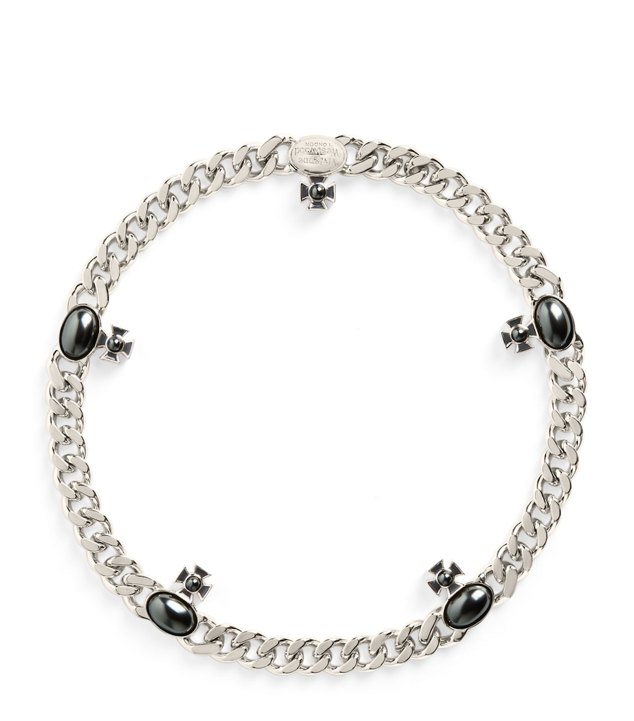 Jewel-Orb Gaby Necklace P695 PLATINUM Image 1