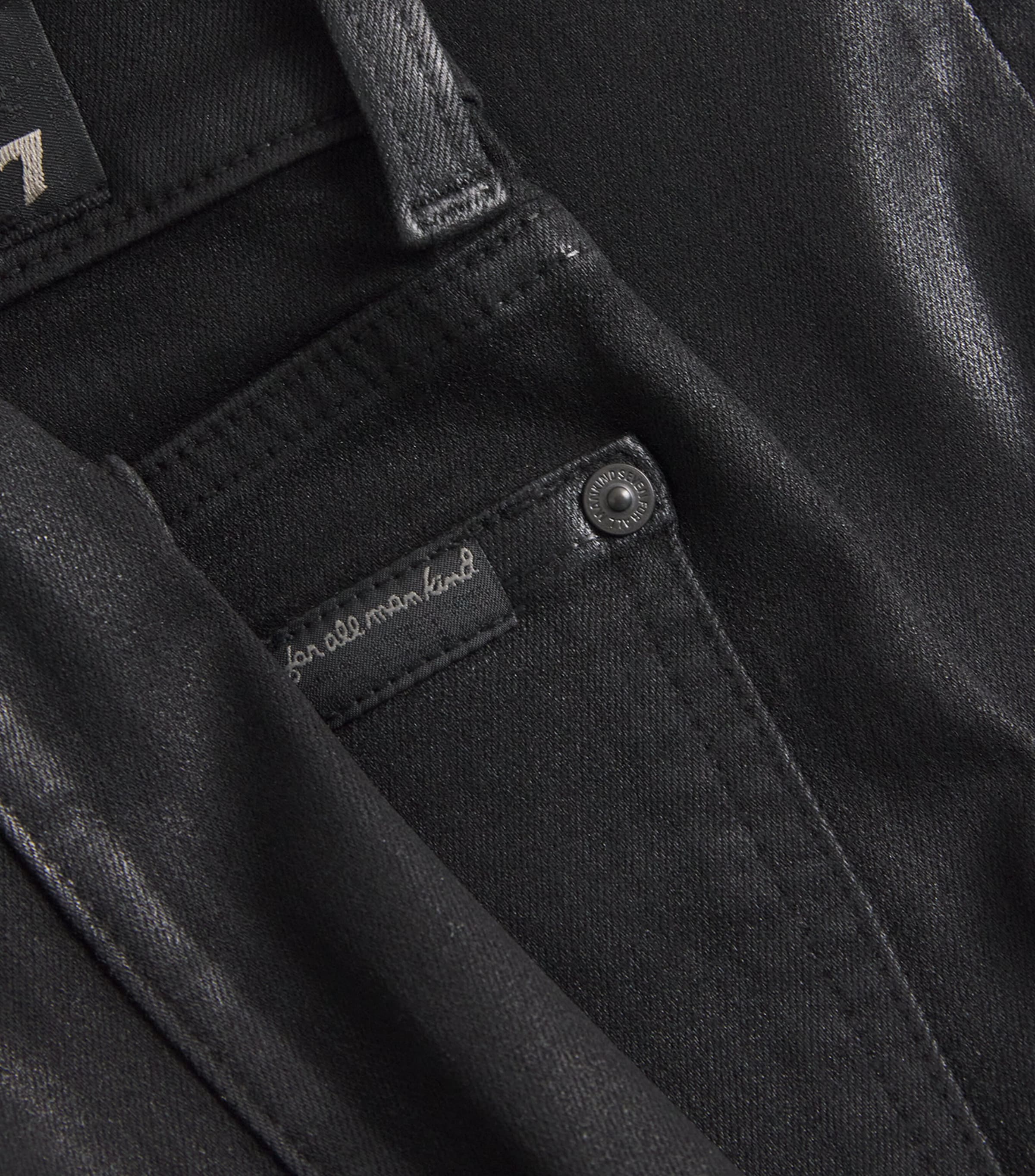 Coated Lotta Wide-Leg Jeans COATED BLACK Image 5