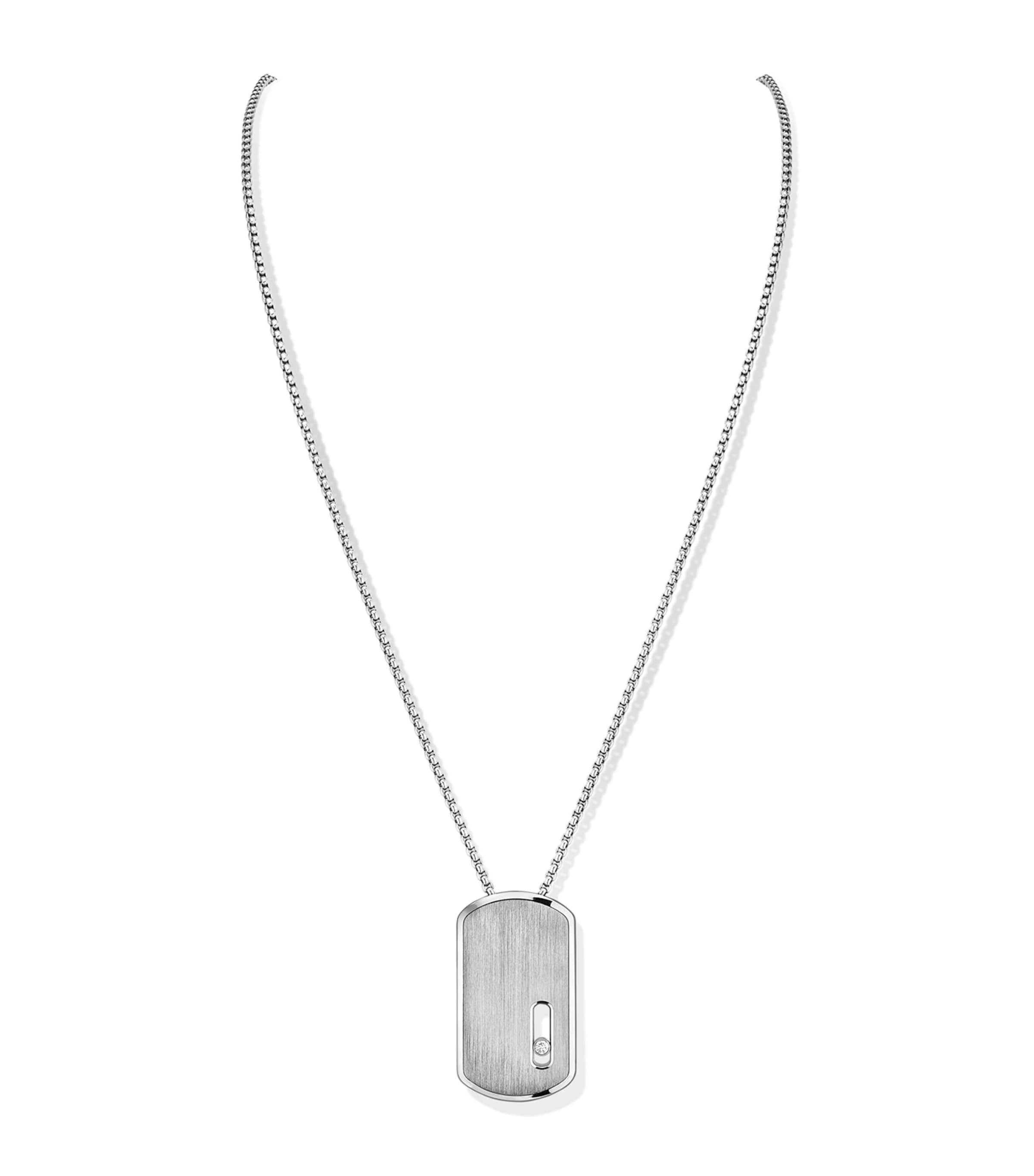Messika Move Titanium large pendant necklace Titanium Image 1
