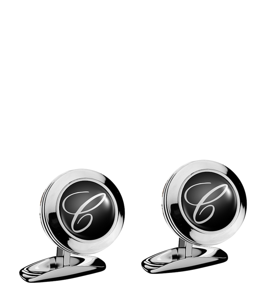 Classic C Cufflinks BLACK Image 1