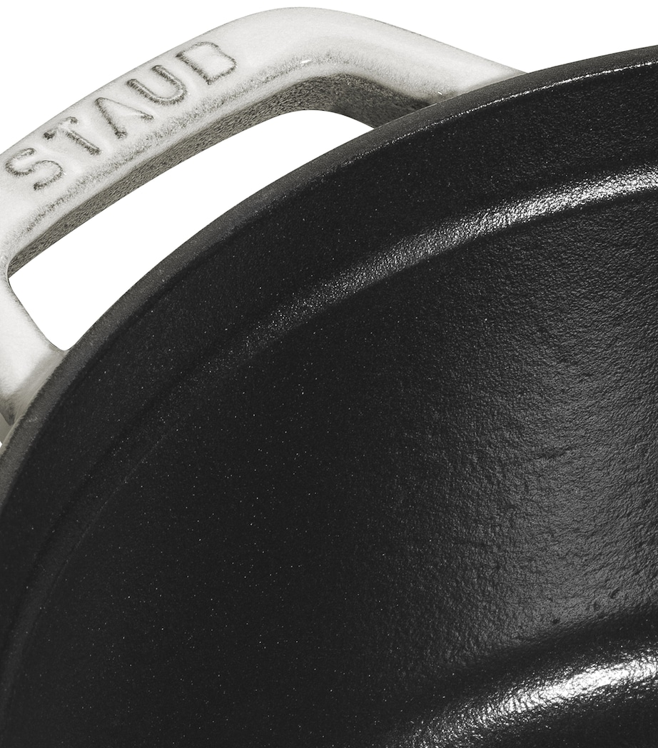 Staub Round Cocotte (26cm) White Truffle Image 6