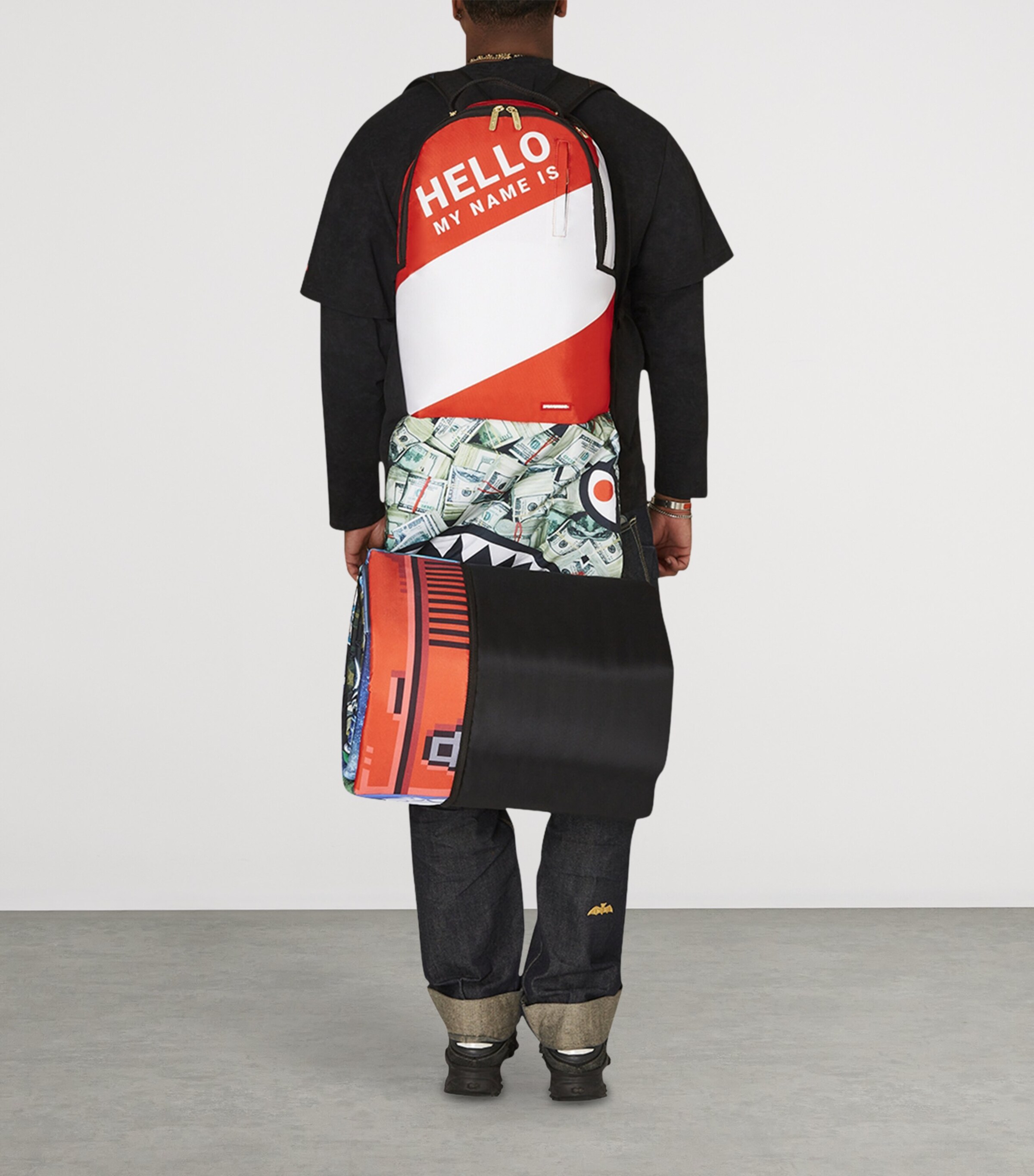 Sprayground The Scroll of 15 Years Backpack Black Image 16