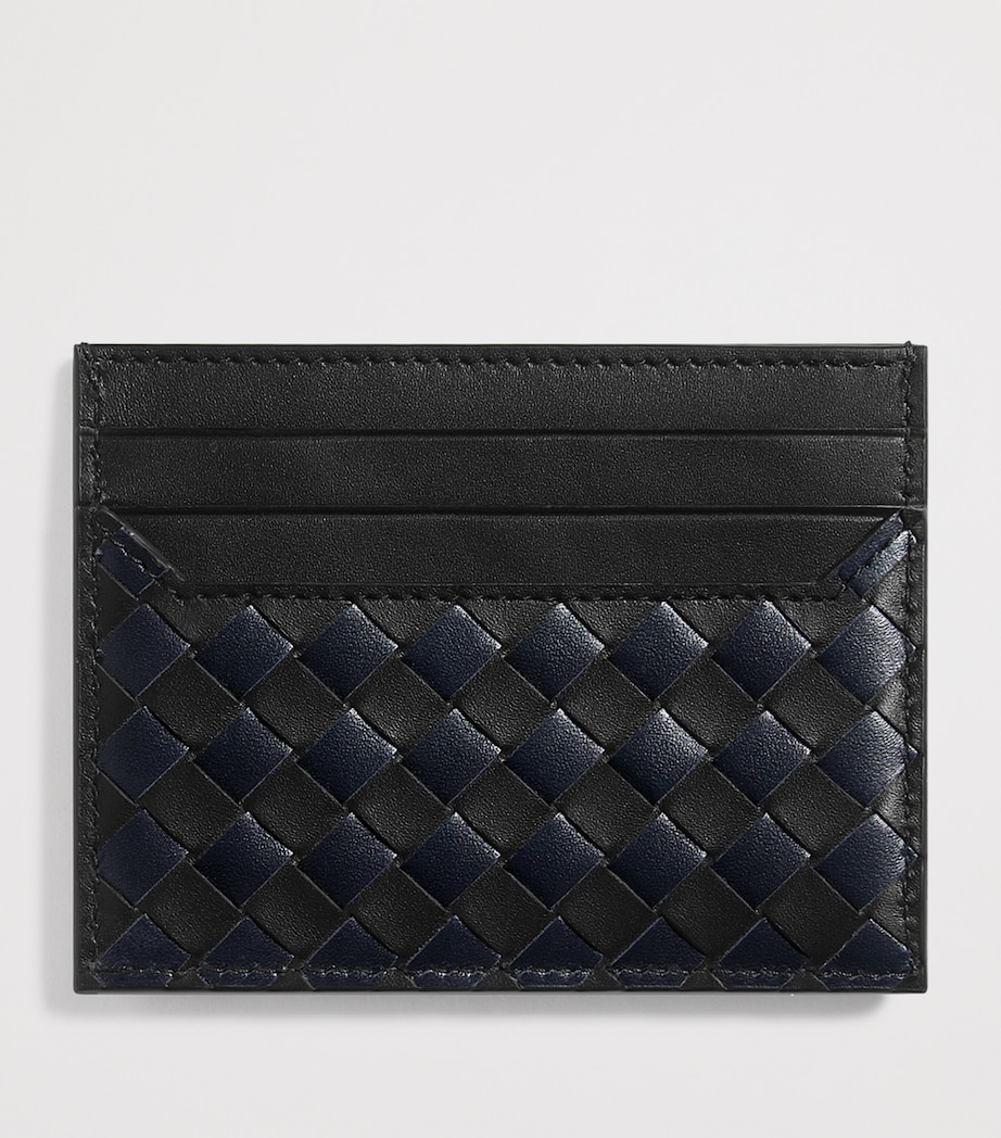 Bottega Veneta Leather Intrecciato Piccolo Card Holder Image 2