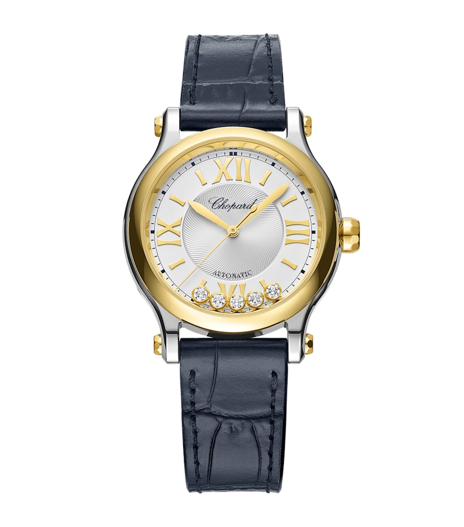 Yellow Gold, Stainless Steel and Diamond Happy Sport Watch 33mm YELLOW GOLD/STAINLES Image 1