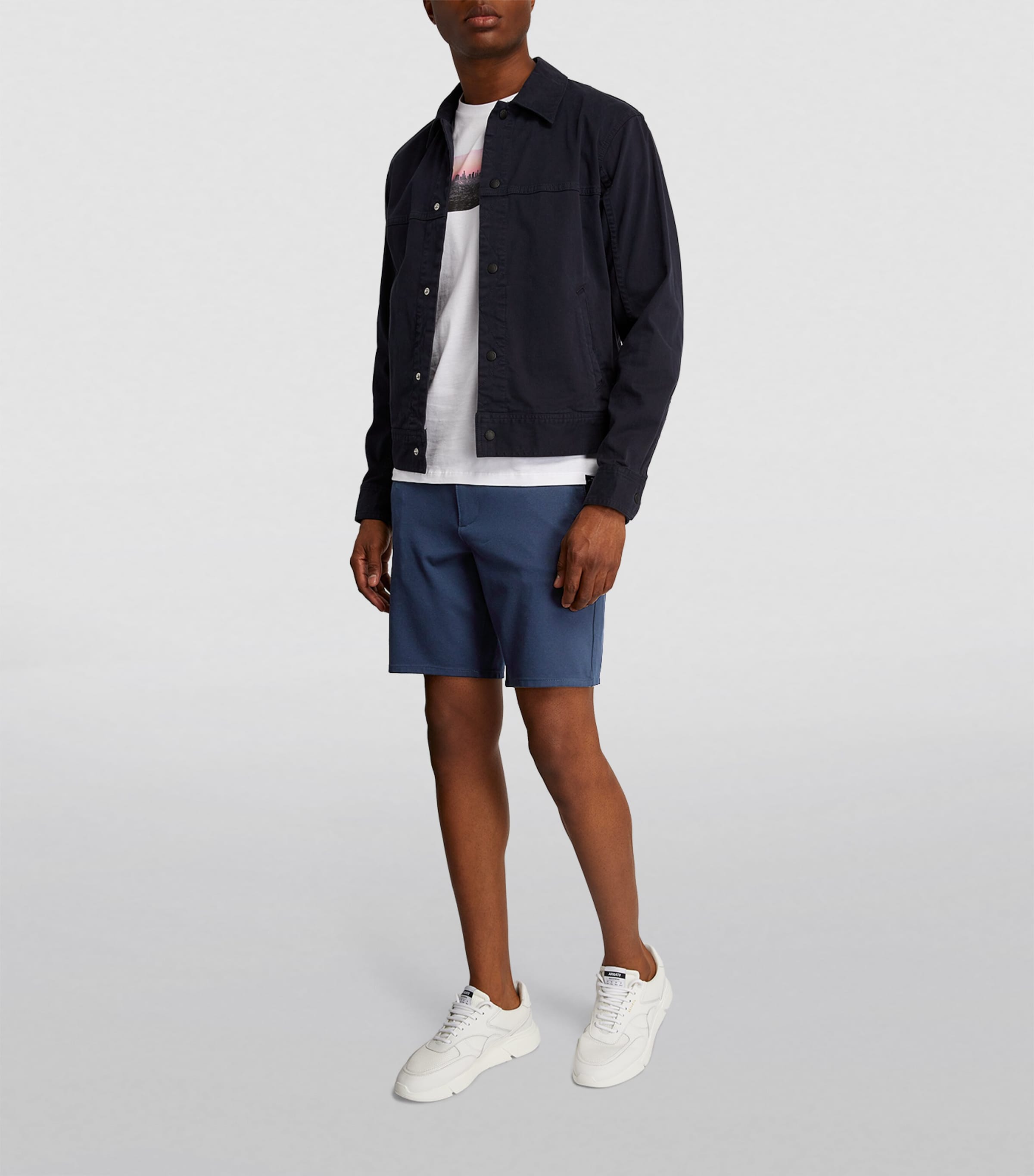 Travel Chino Shorts BLUE Image 2