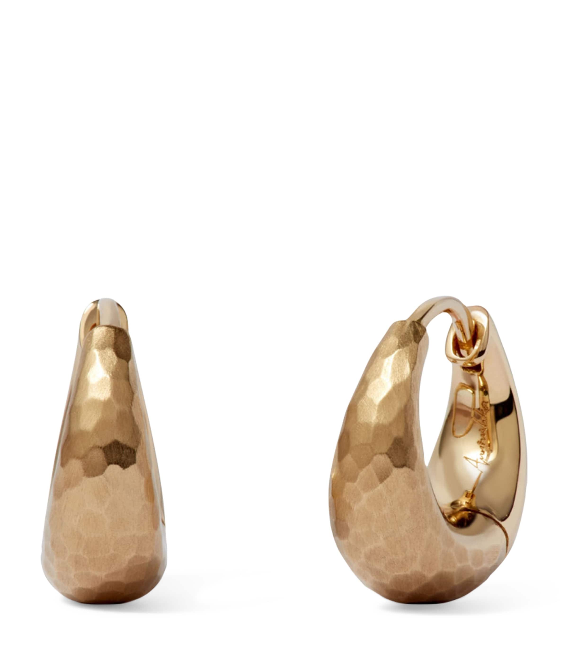 Annoushka Yellow Gold Organza Hoop Earrings | Fine Jewellery | Fine Earrings | Hoop Earrings | Designers | Annoushka