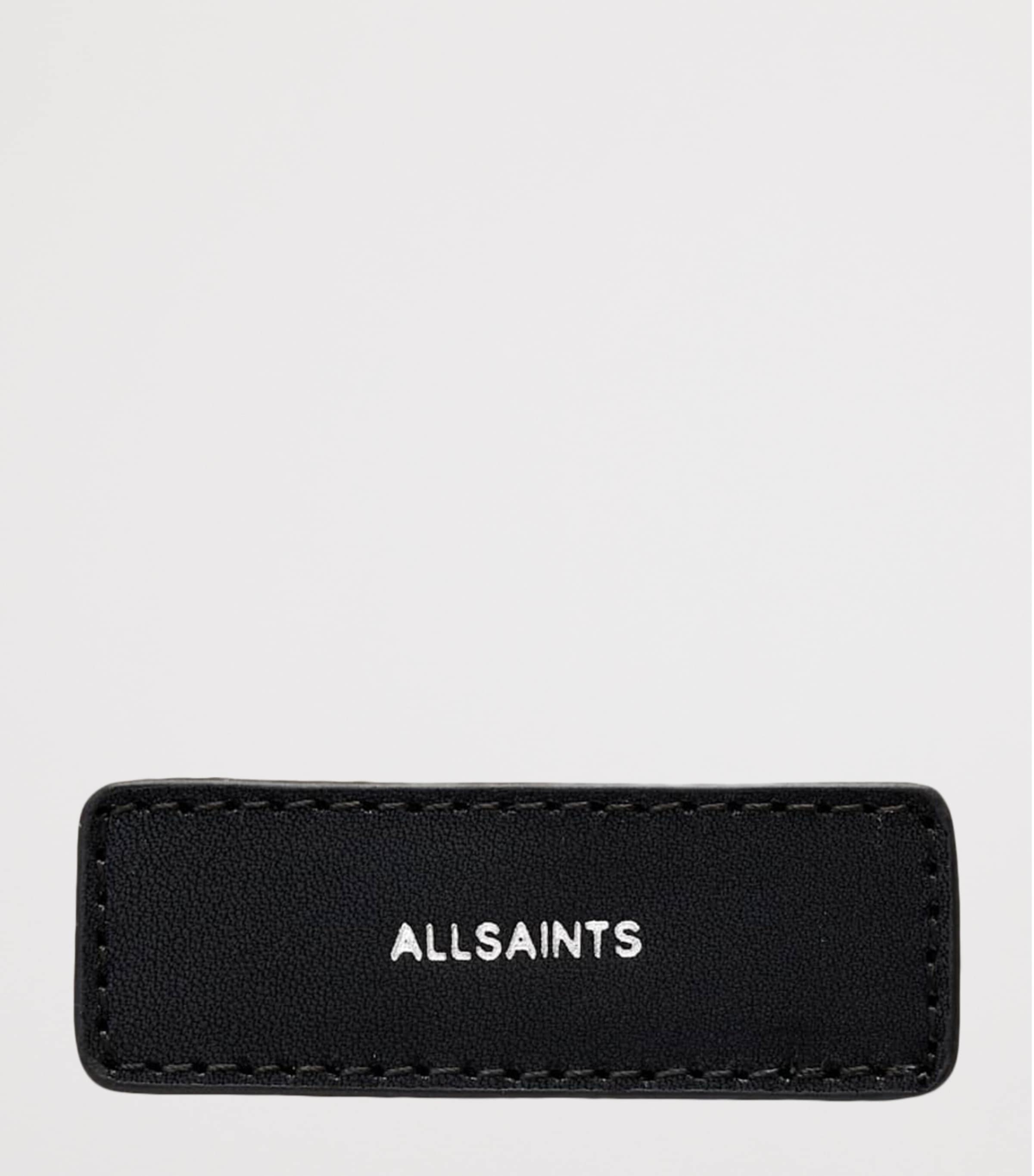 AllSaints Canvas and Leather  Siloh Tote Bag Sand Brown Image 4