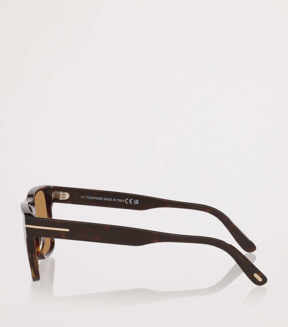 TOM FORD Tortoiseshell Calder Square Sunglasses Image 3