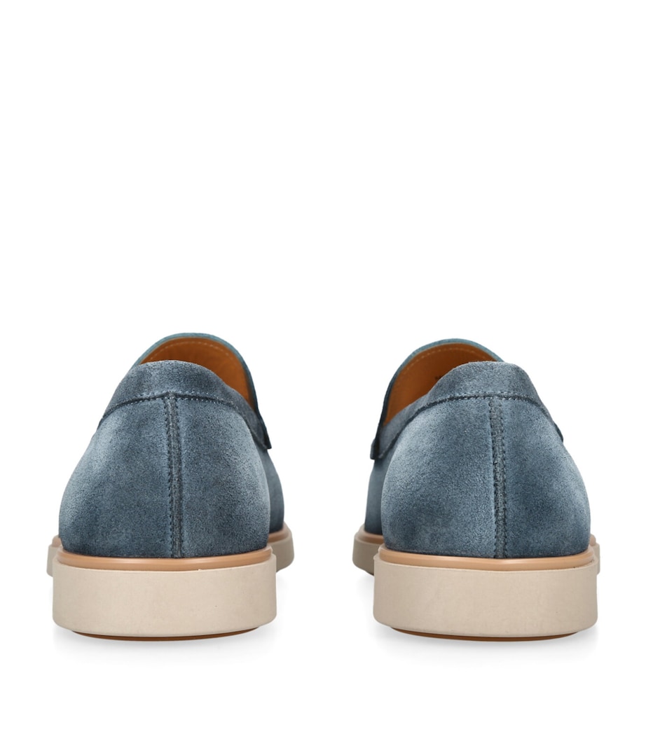 Magnanni Leather Paraiso Loafers Pale Blue Image 2
