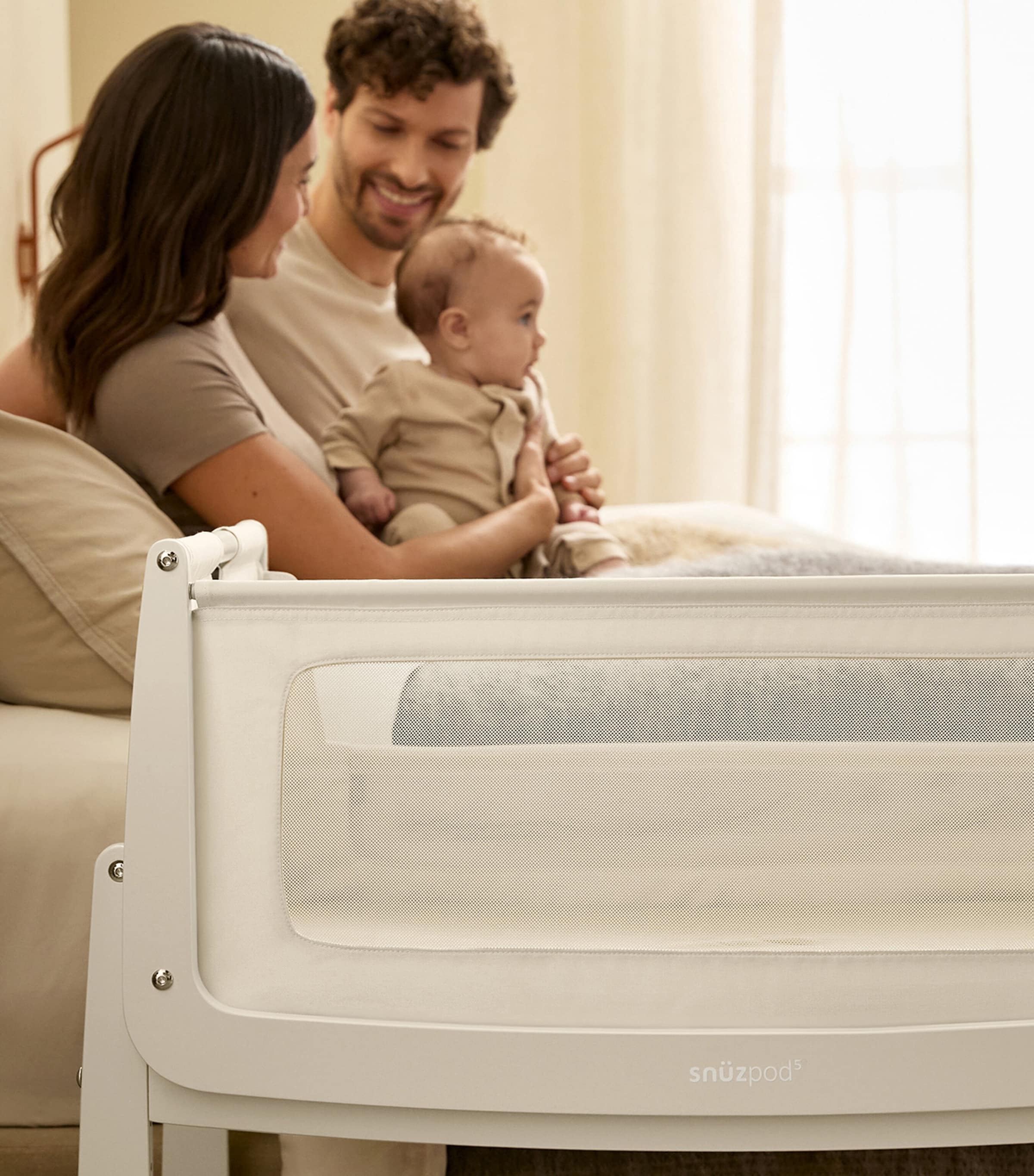 Snüz SnüzPod 5 Bedside Crib Cashmere Image 2